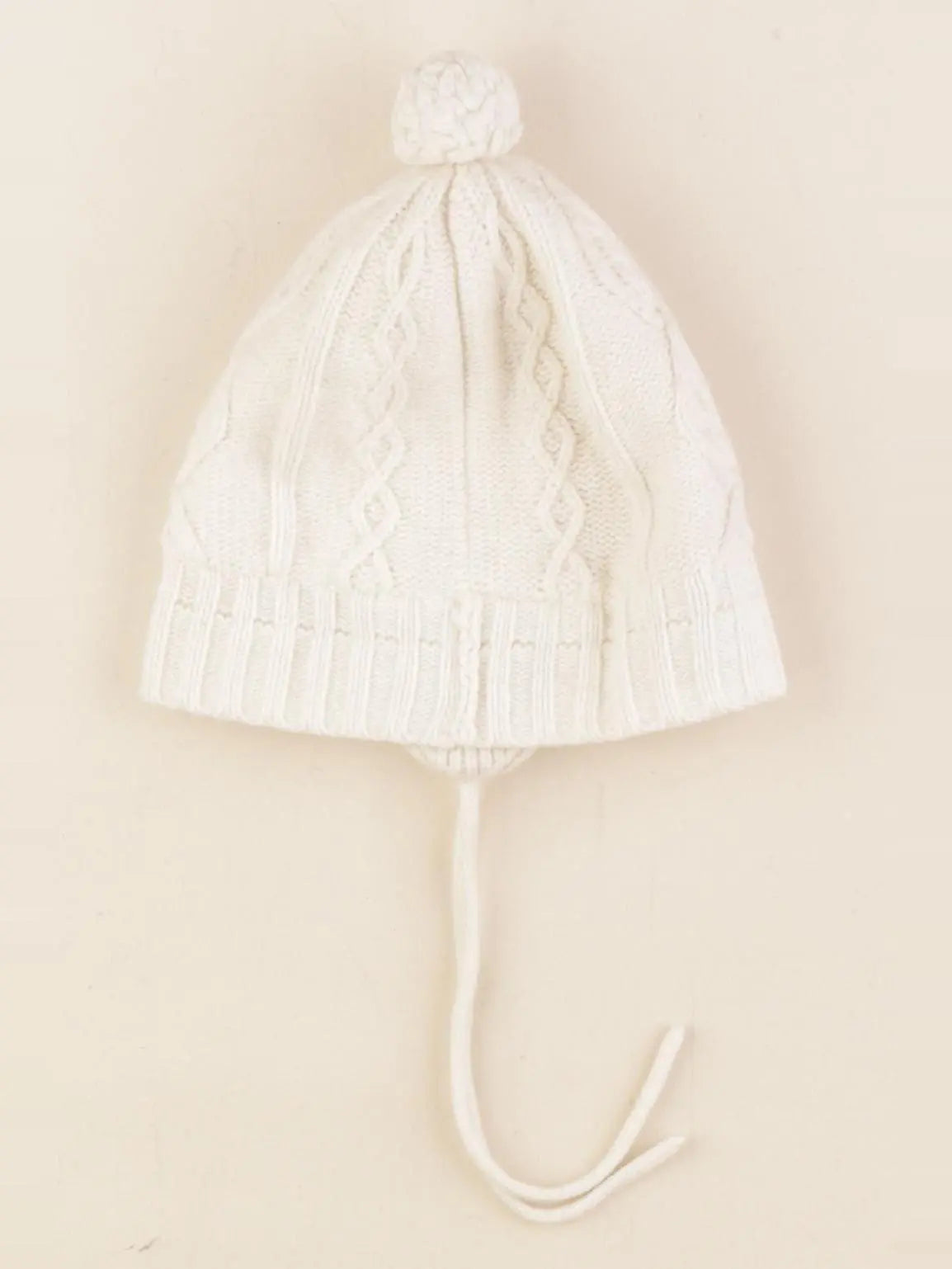 Cyrillus - bonnet blanc - 12/18 mois