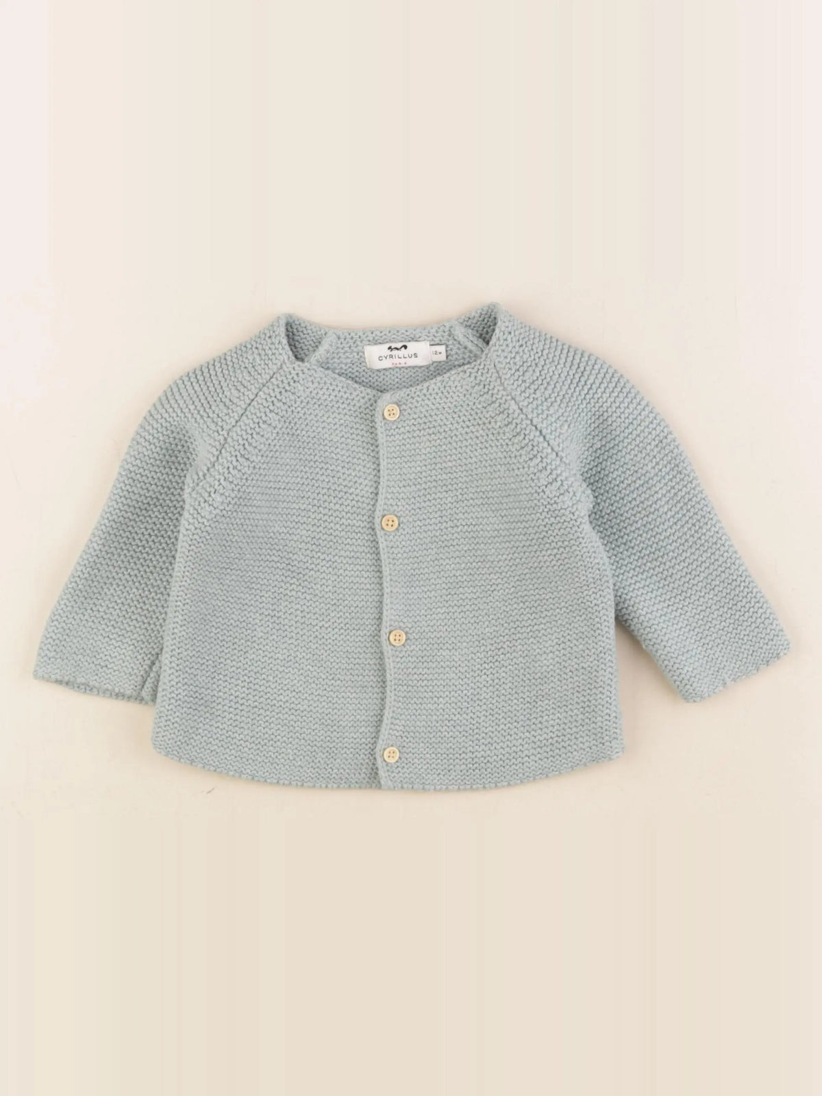 Cyrillus - gilet vert - 12 mois