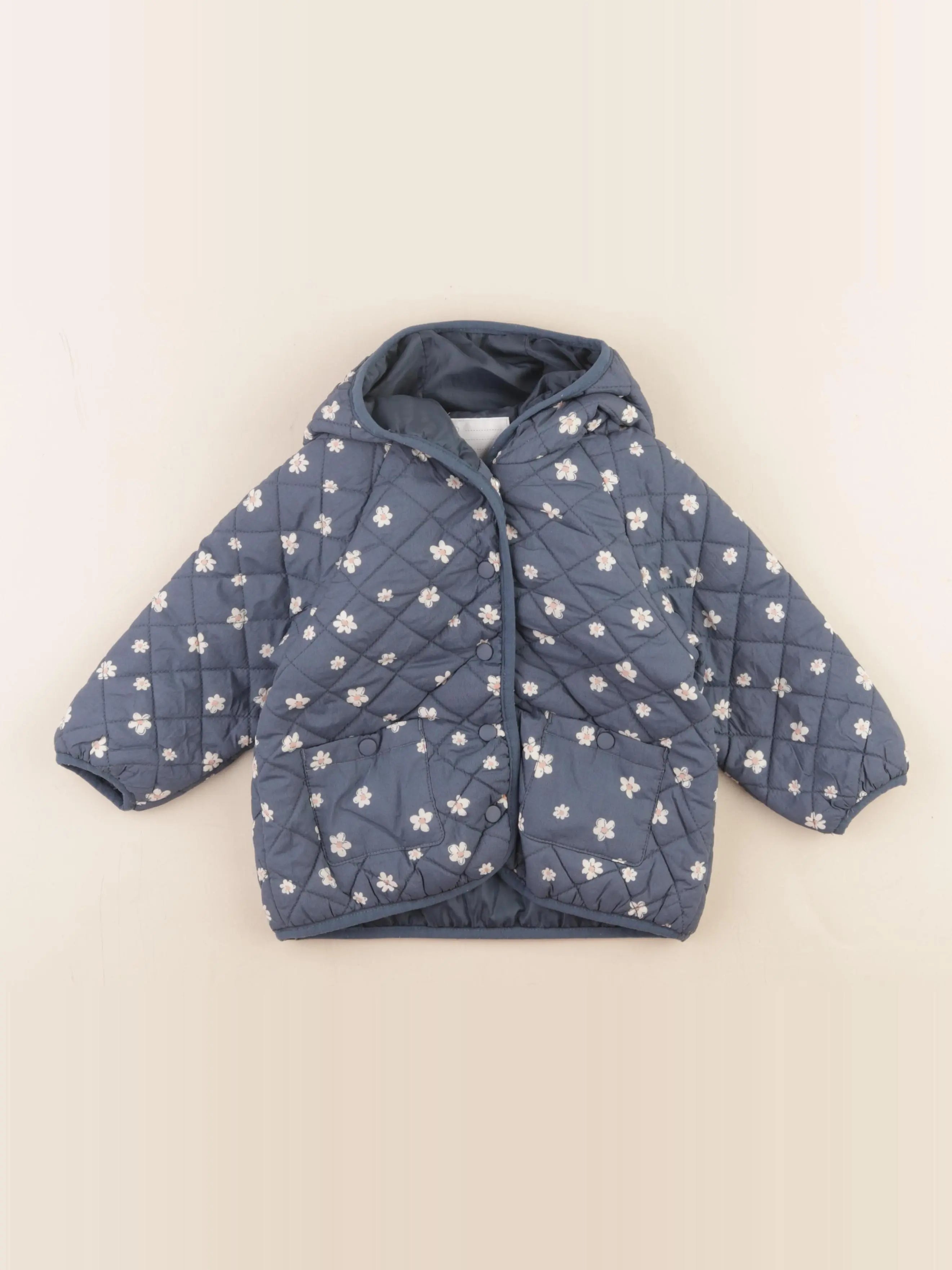 Vertbaudet - doudoune bleu - 24 mois