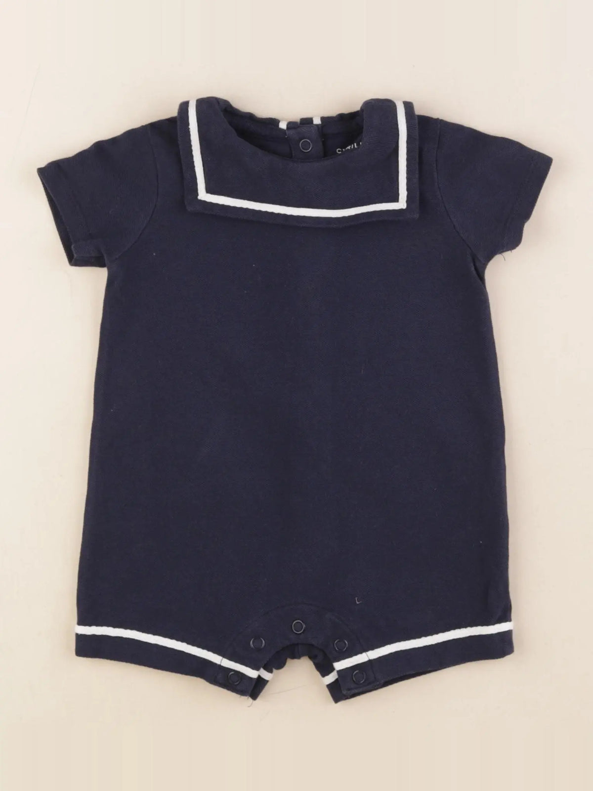 Cyrillus - combinaison bleu - 9 mois