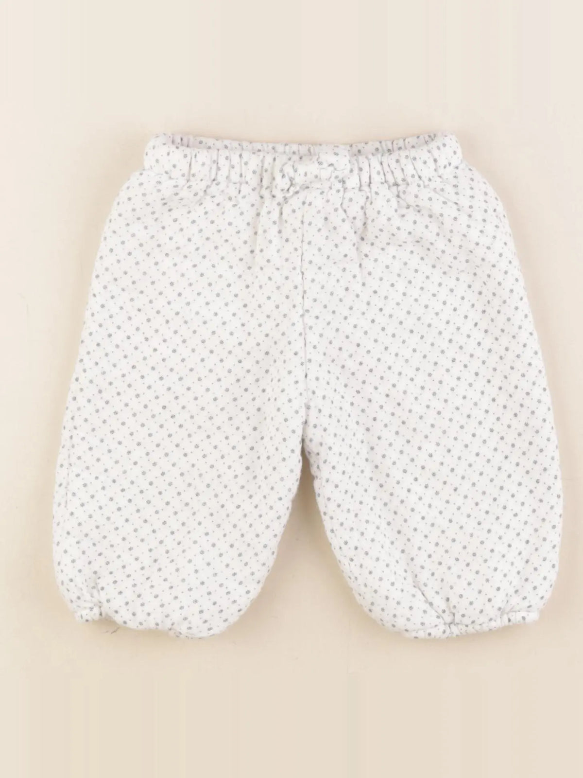 Cyrillus - pantalon doublé blanc - 6 mois