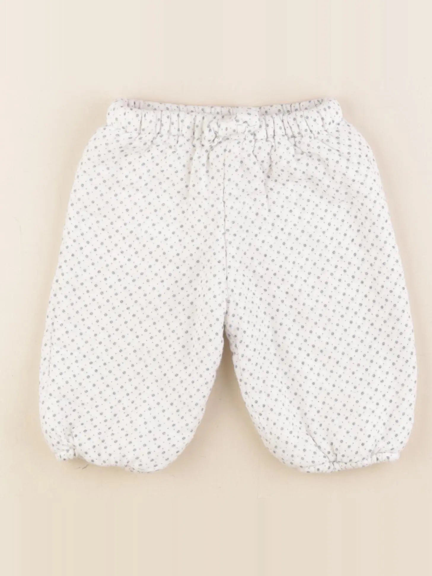 Cyrillus - pantalon doublé blanc - 6 mois