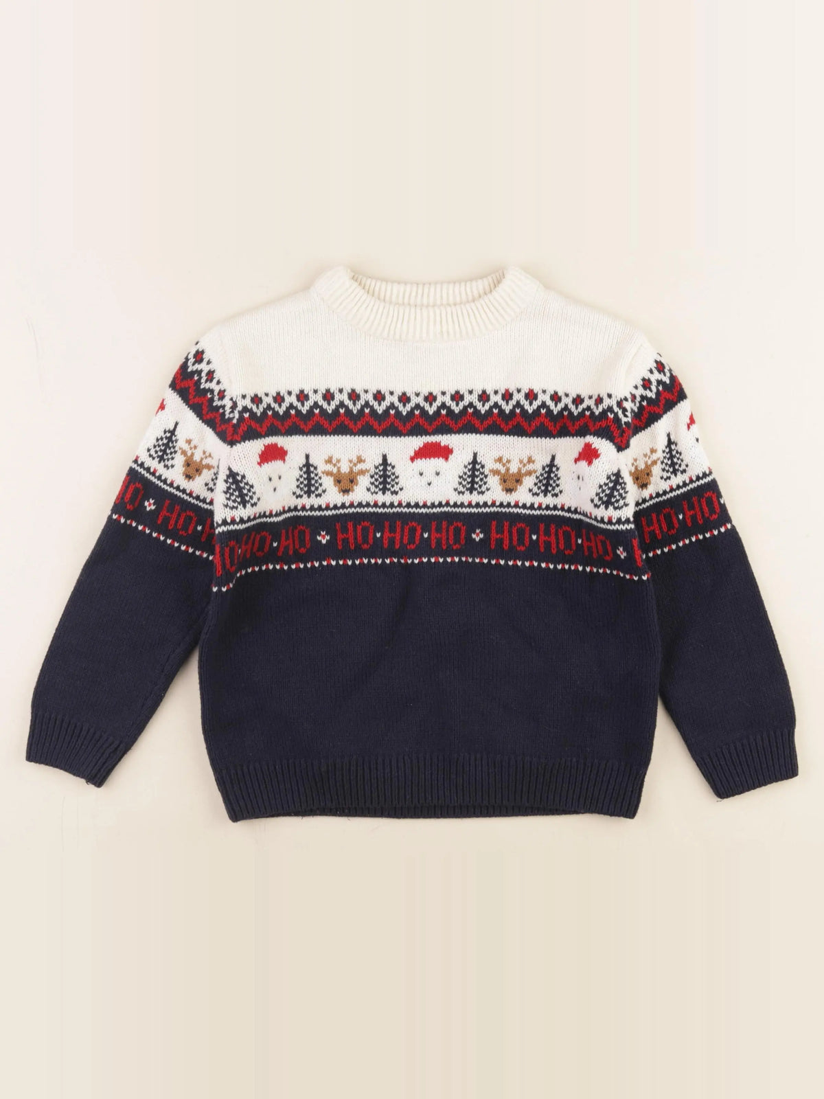 Vertbaudet - pull multicolore - 6 ans