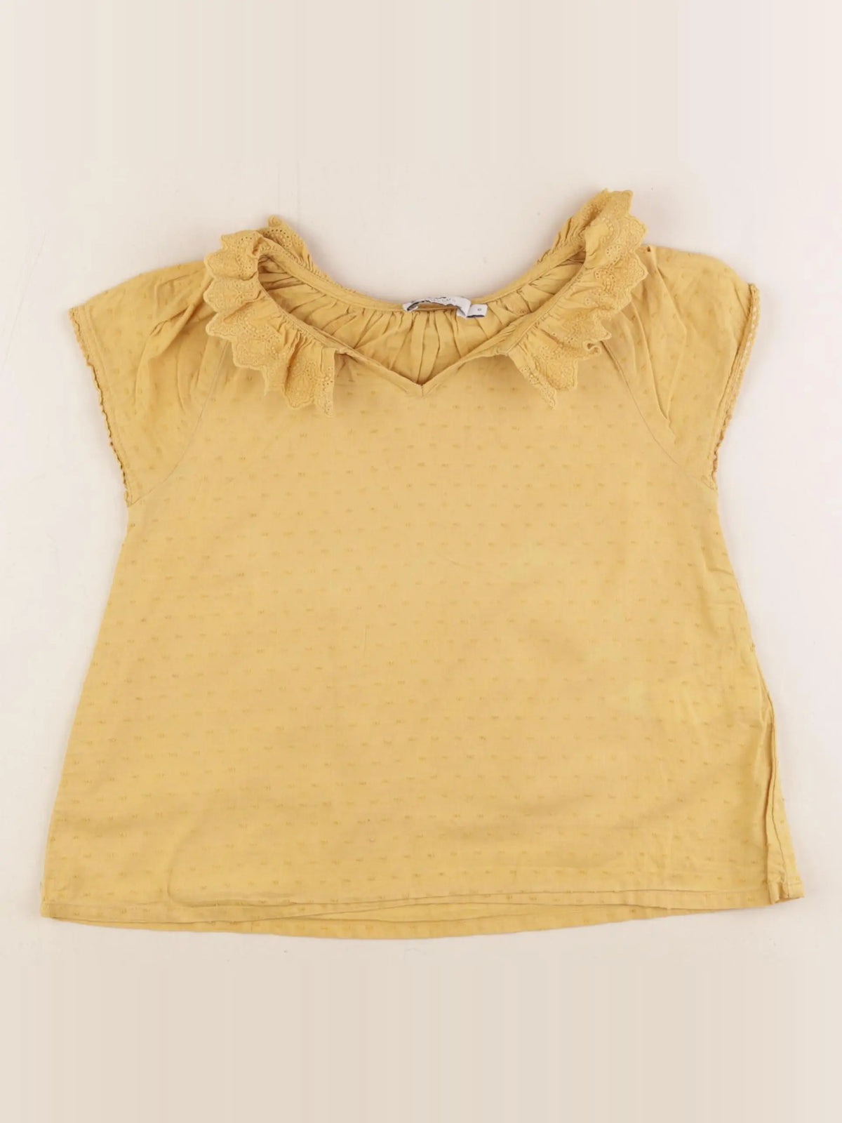 Cyrillus - blouse jaune - 6 ans