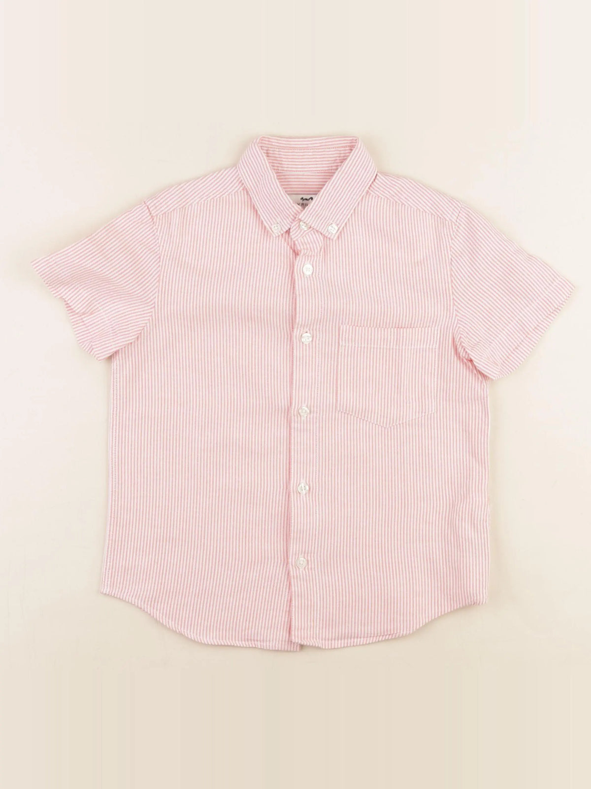 Cyrillus - chemise orange - 8 ans