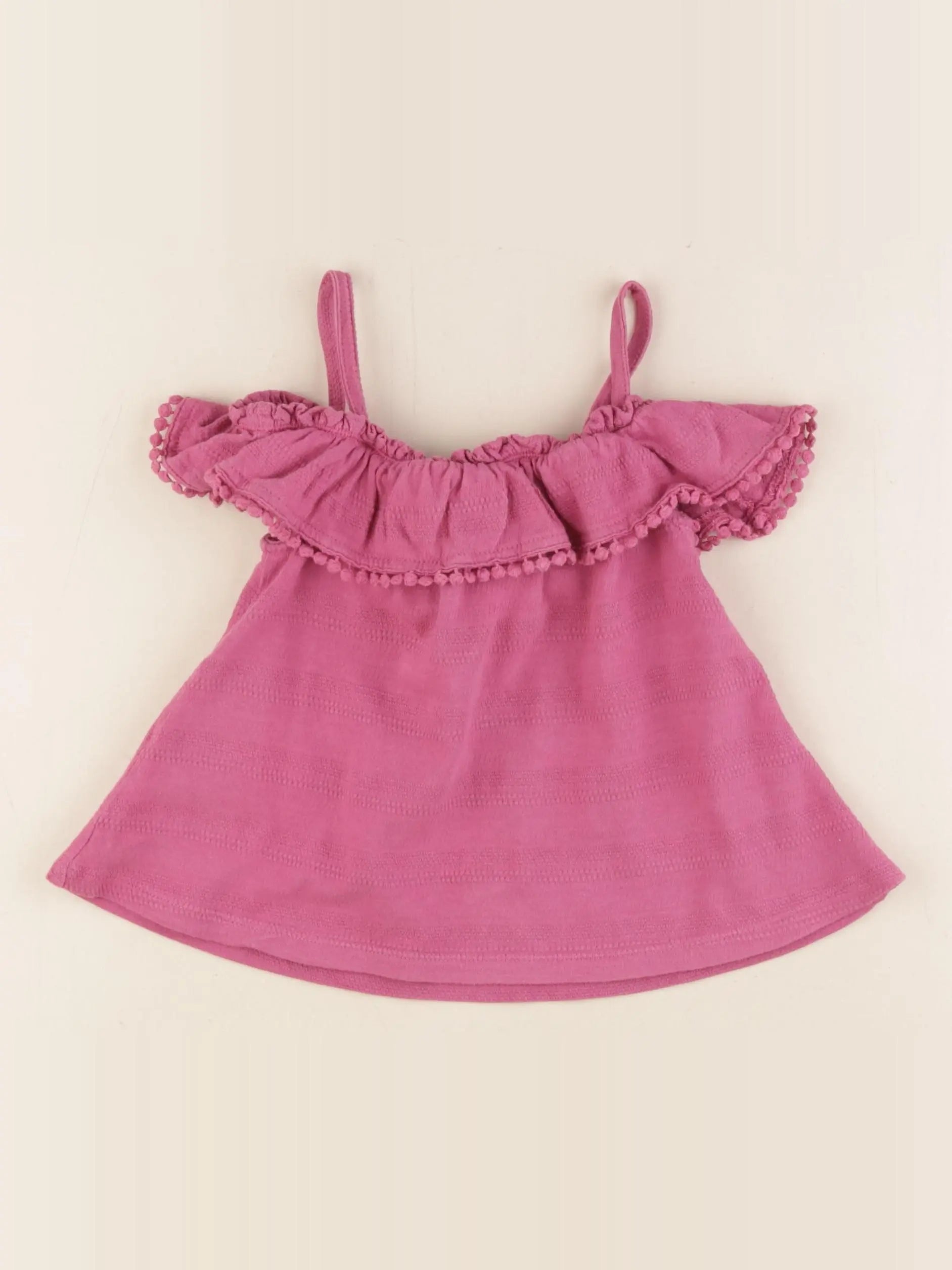 Vertbaudet - débardeur rose - 4 ans