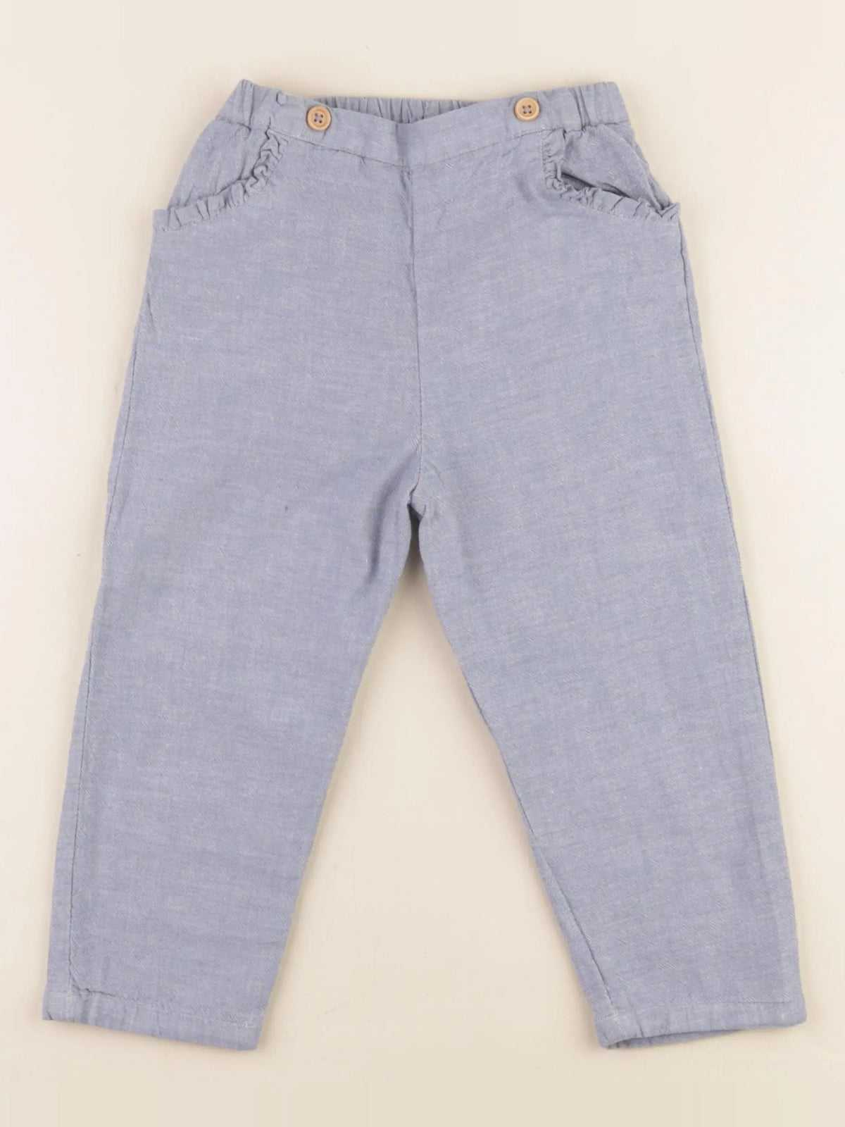 Cyrillus - pantalon bleu - 36 mois