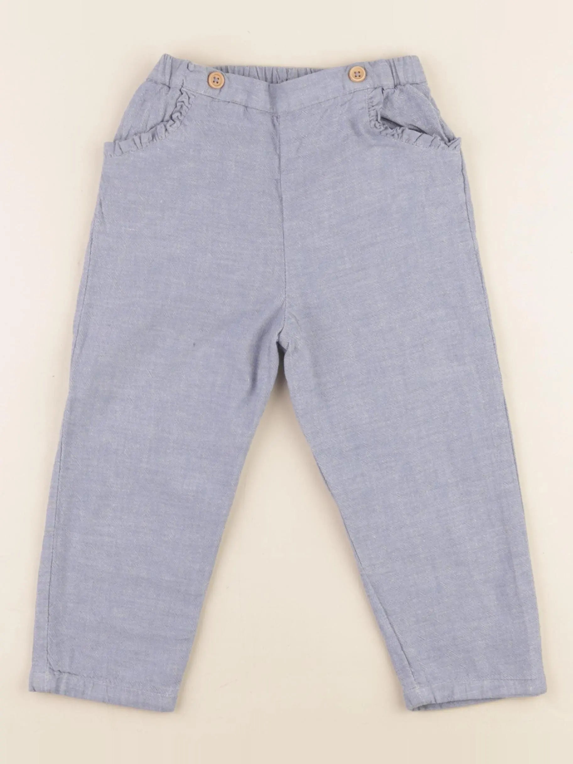 Cyrillus - pantalon bleu - 36 mois