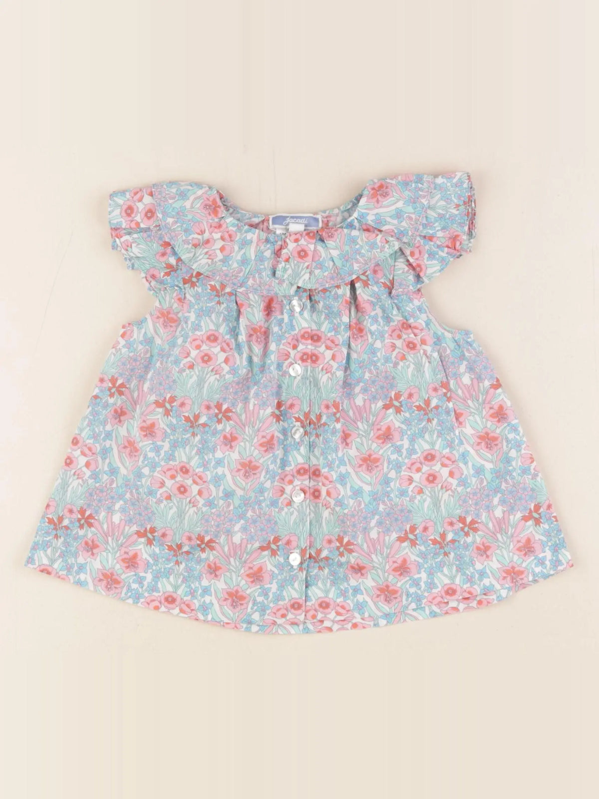 Jacadi - blouse liberty multicolore - 24 mois