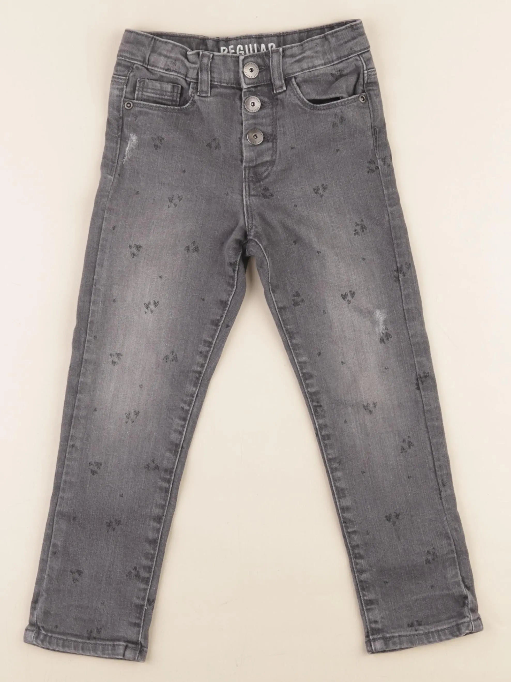 Vertbaudet - jean gris - 4 ans