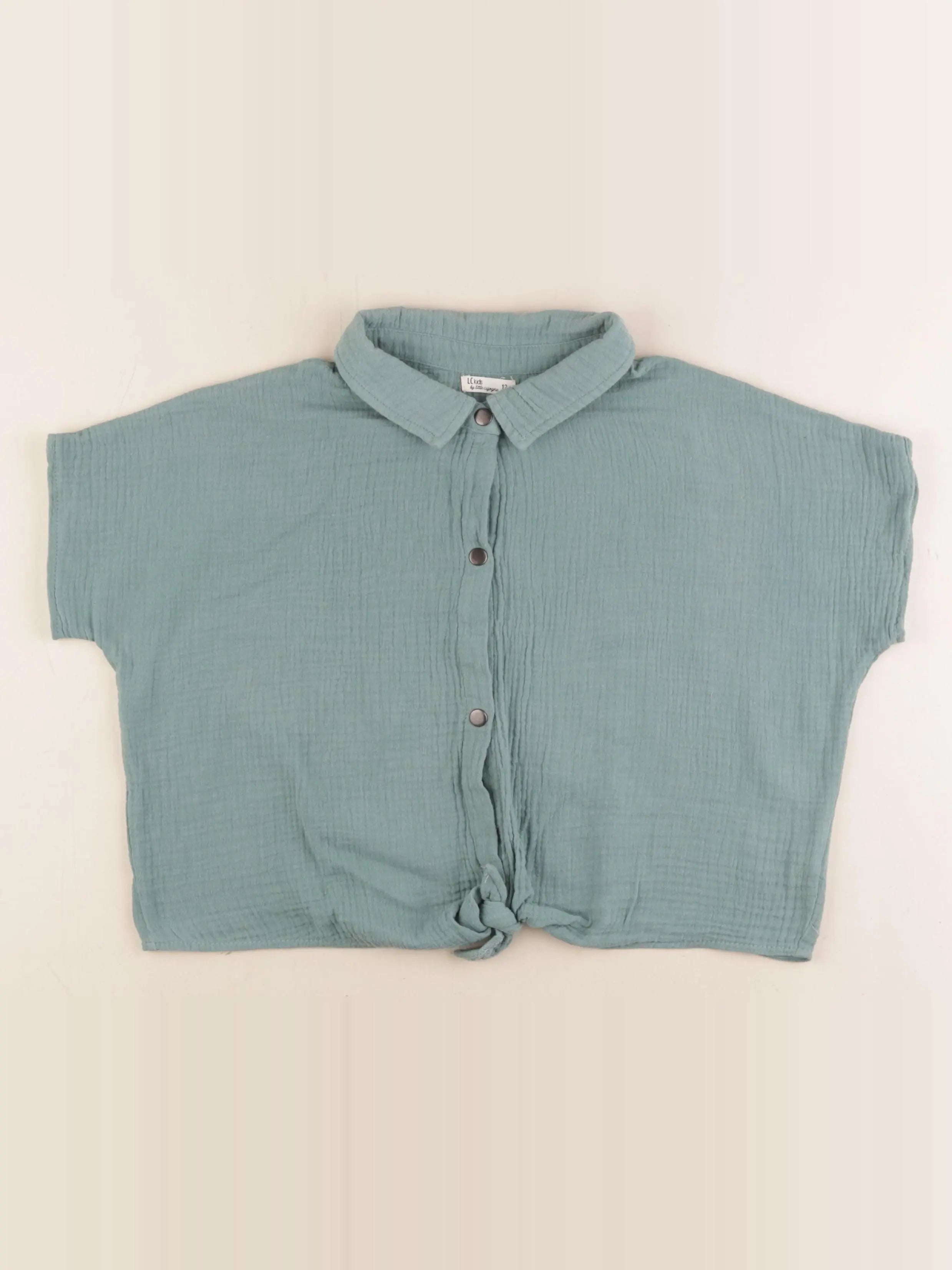 Little Cigogne - blouse vert - 12 ans