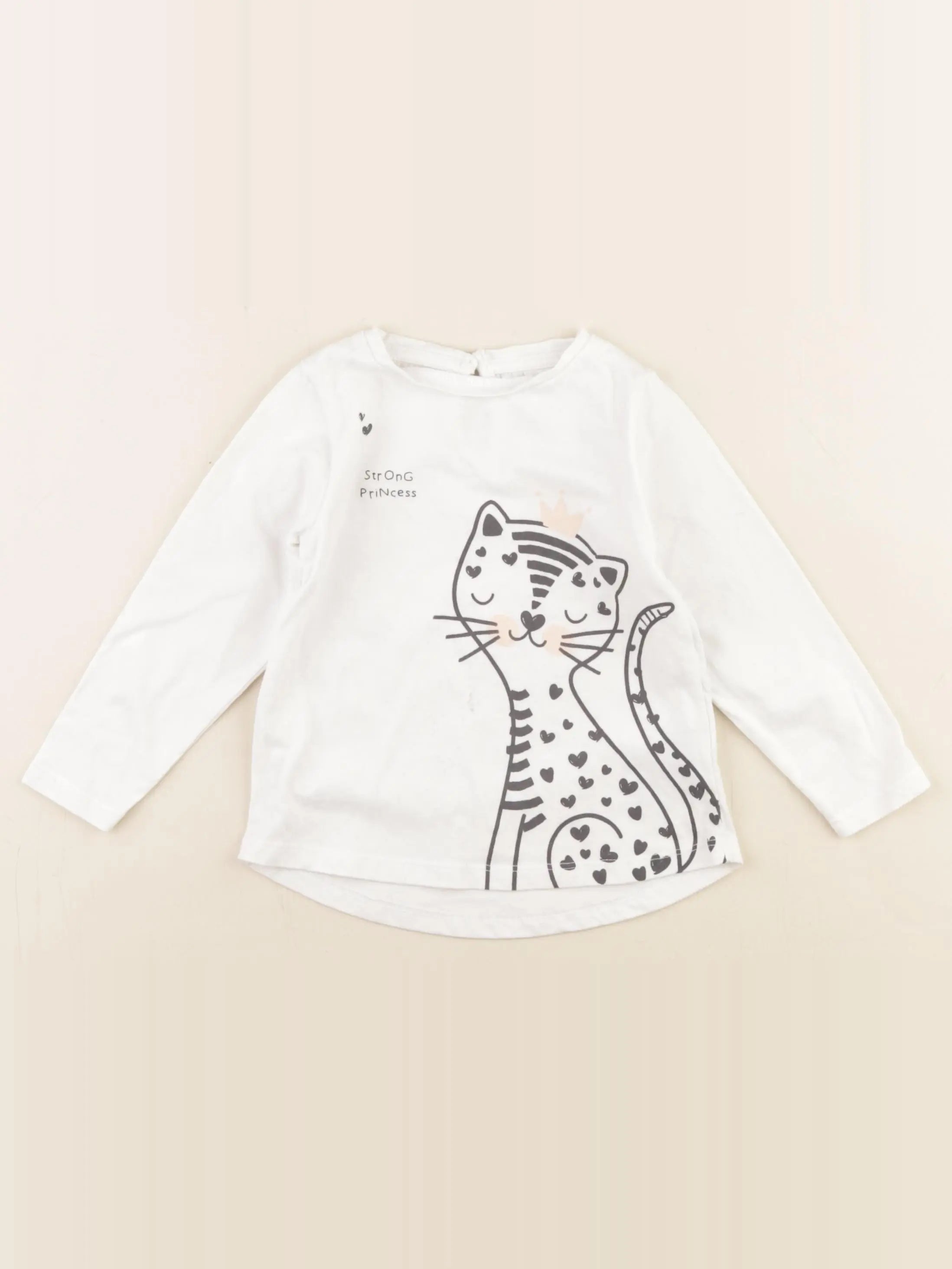 Zippy - tee-shirt blanc - 12/18 mois