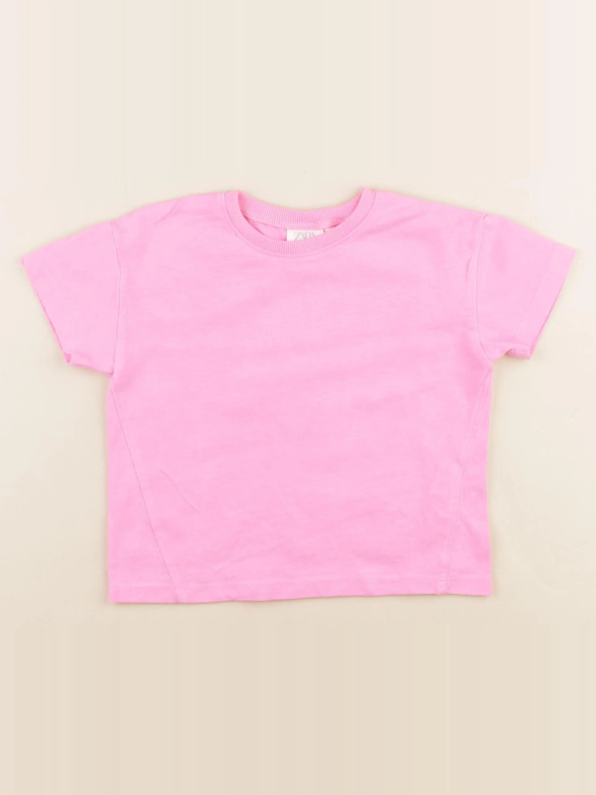 Zara - tee-shirt rose - 18 mois