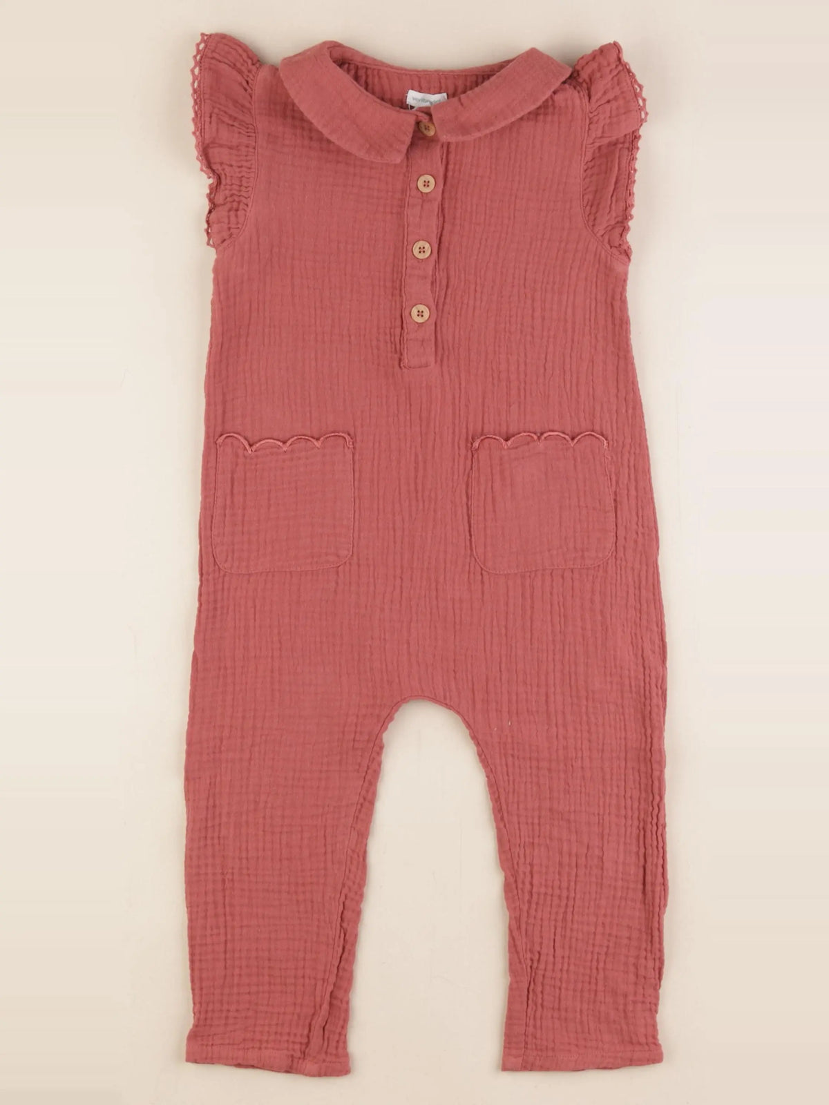 Vertbaudet - combinaison rose - 36 mois