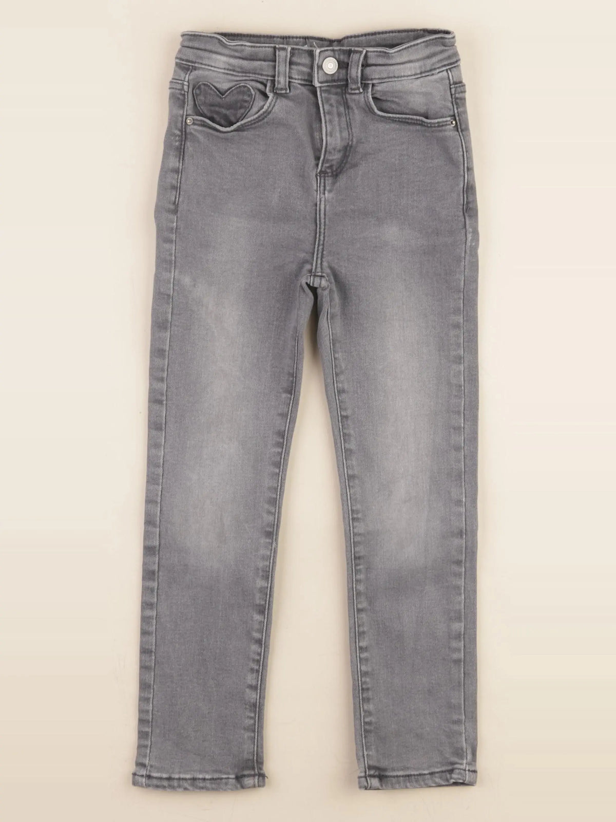 Vertbaudet - jean gris - 6 ans