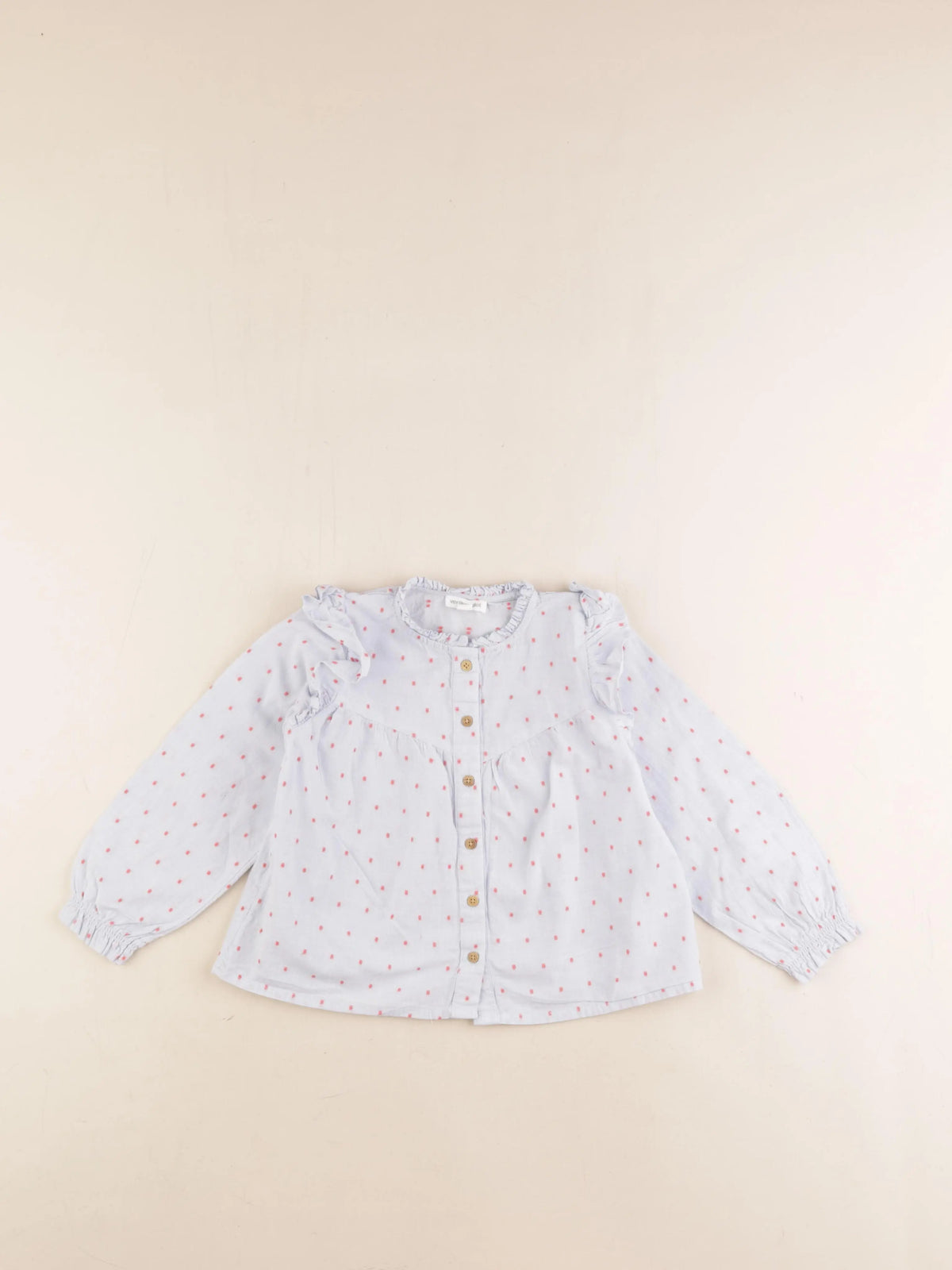 Vertbaudet - blouse bleu - 3 ans