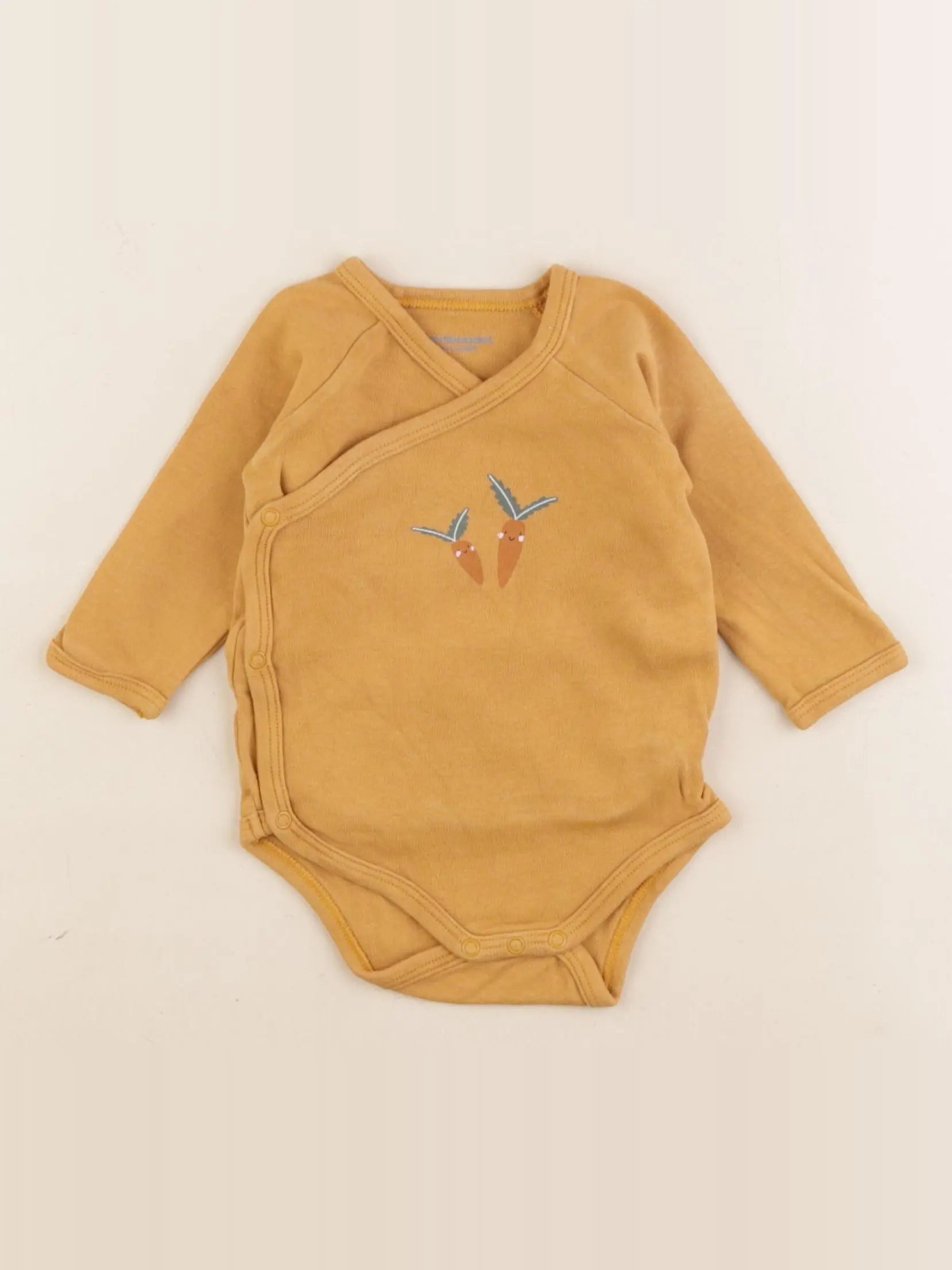Vertbaudet - body jaune - 6 mois