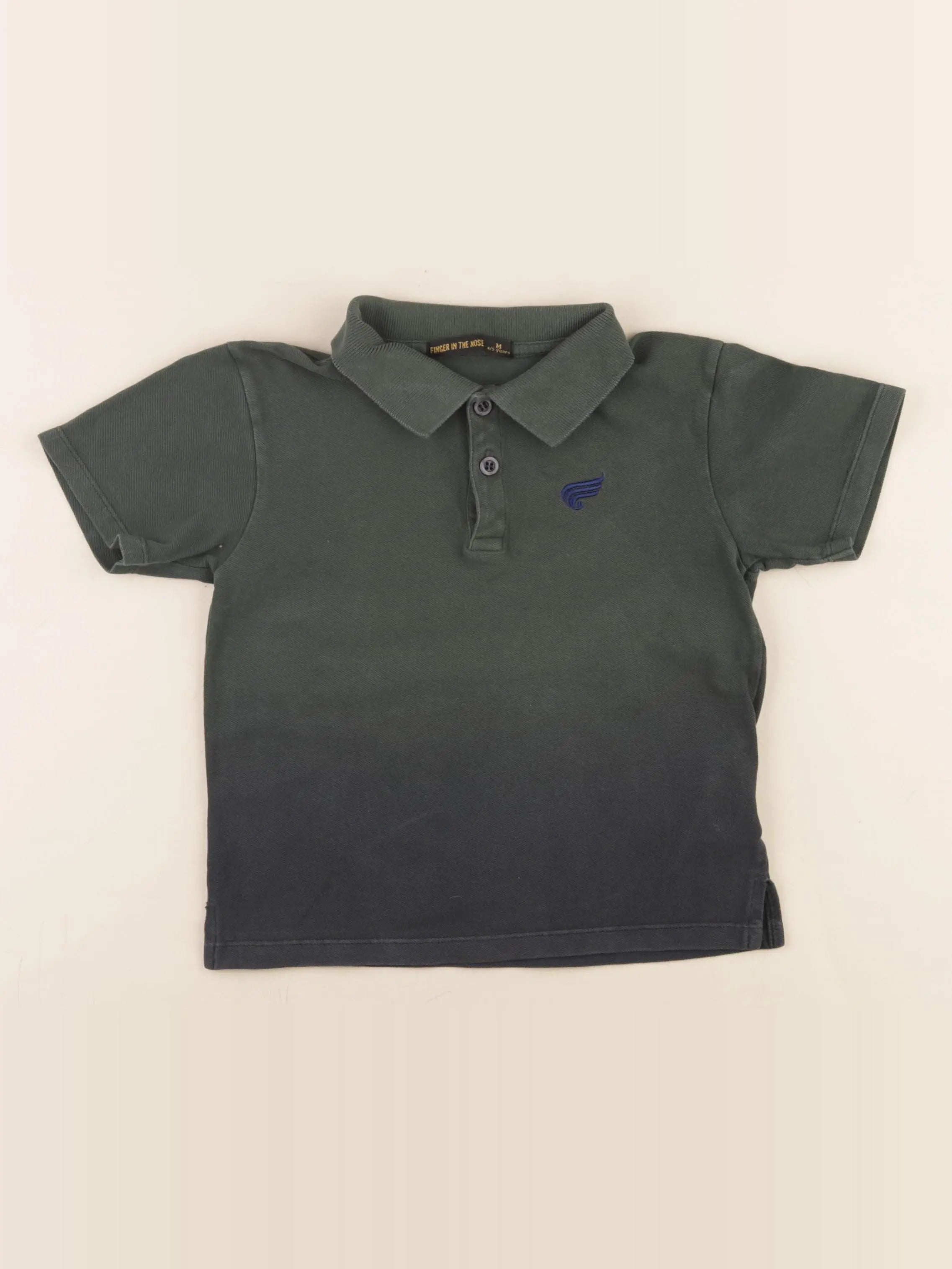 Finger in the nose - polo vert - 4/5 ans