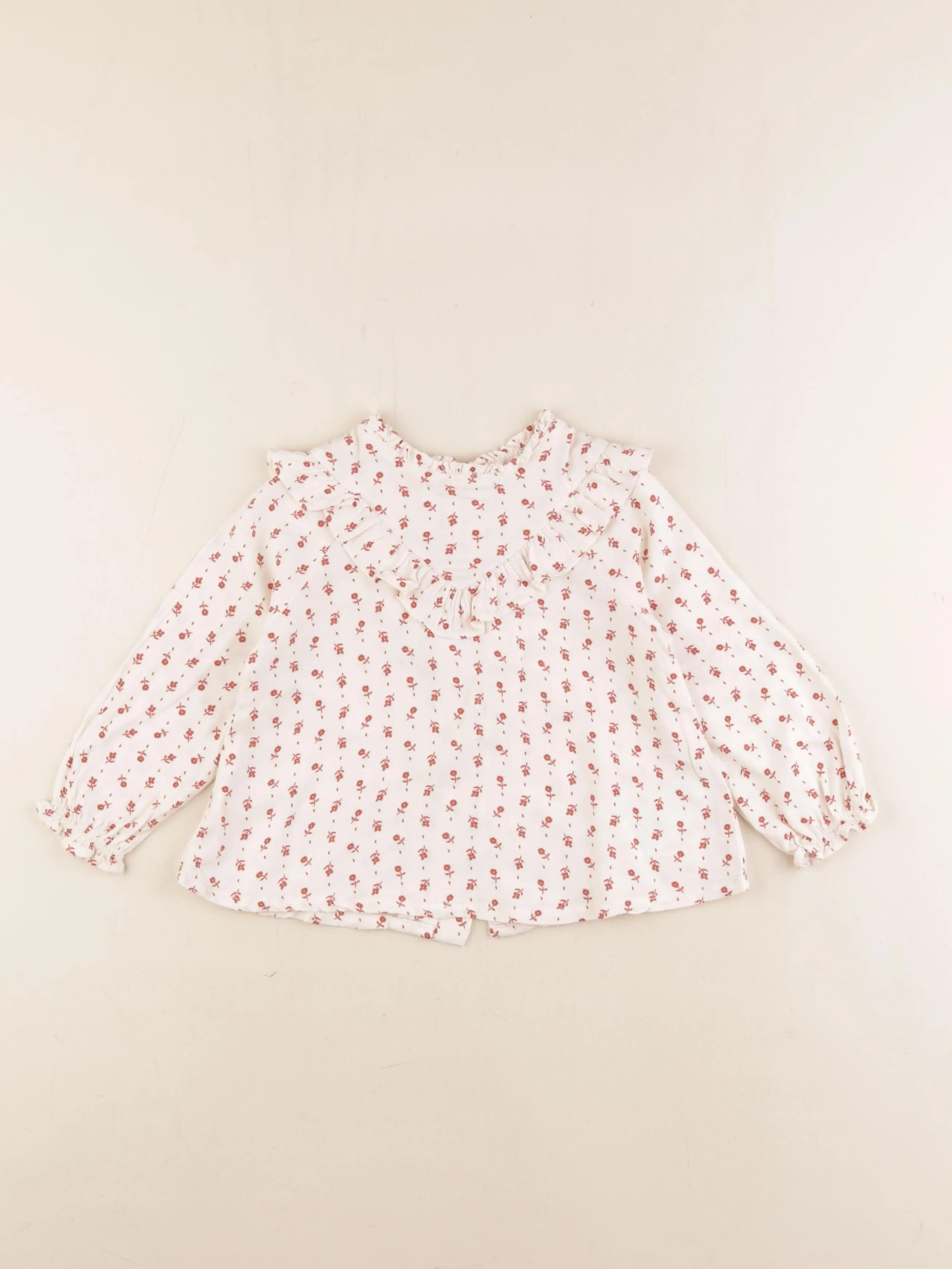 Vertbaudet - blouse multicolore, rose - 2 ans