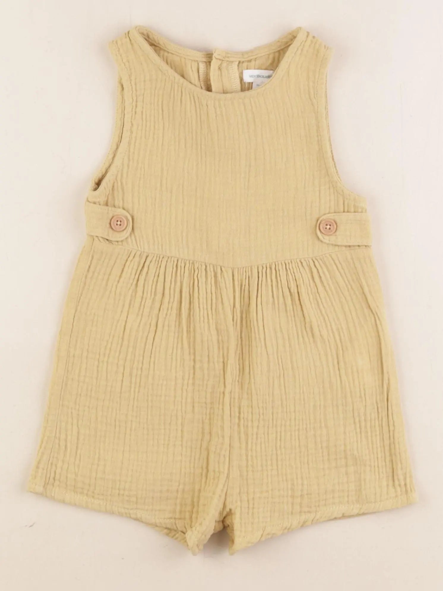 Vertbaudet - combinaison jaune - 24 mois