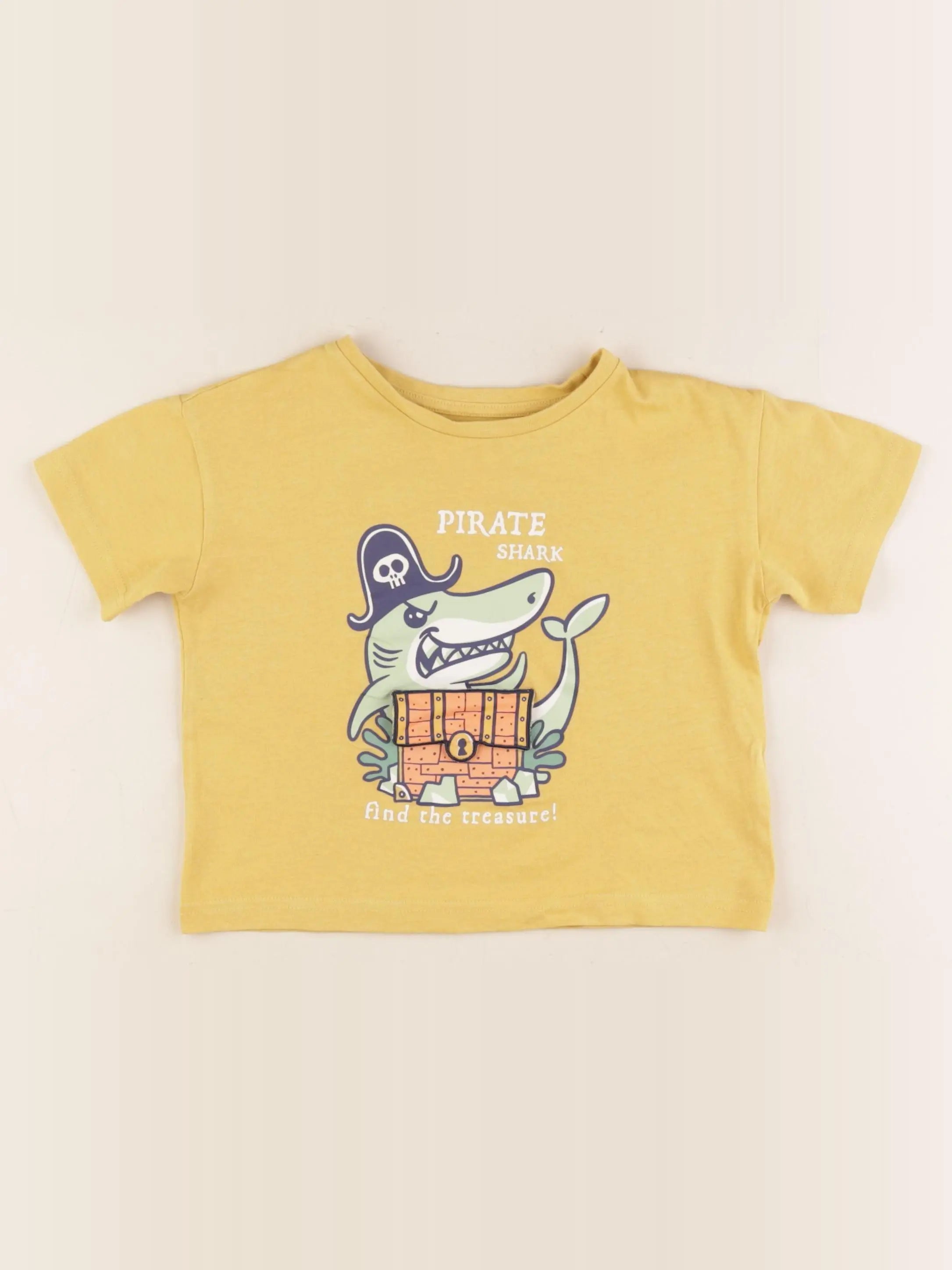 Vertbaudet - tee-shirt jaune - 3 ans