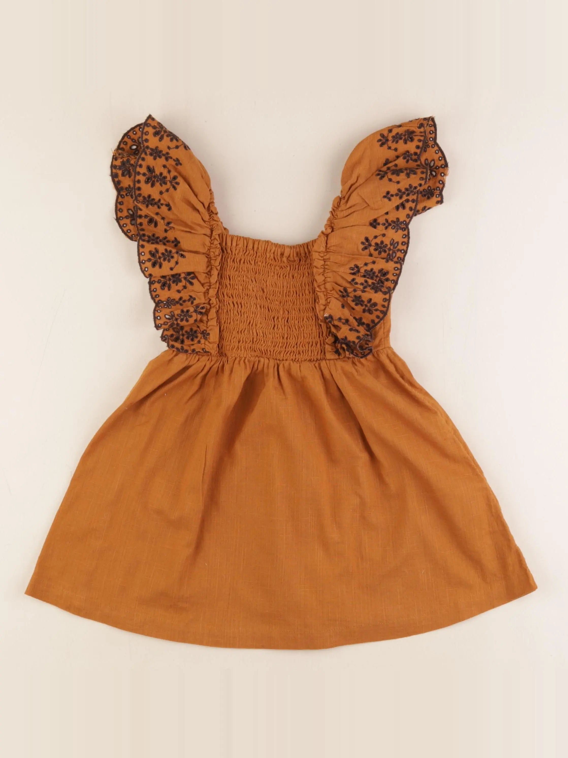 Vertbaudet - robe marron - 3 ans
