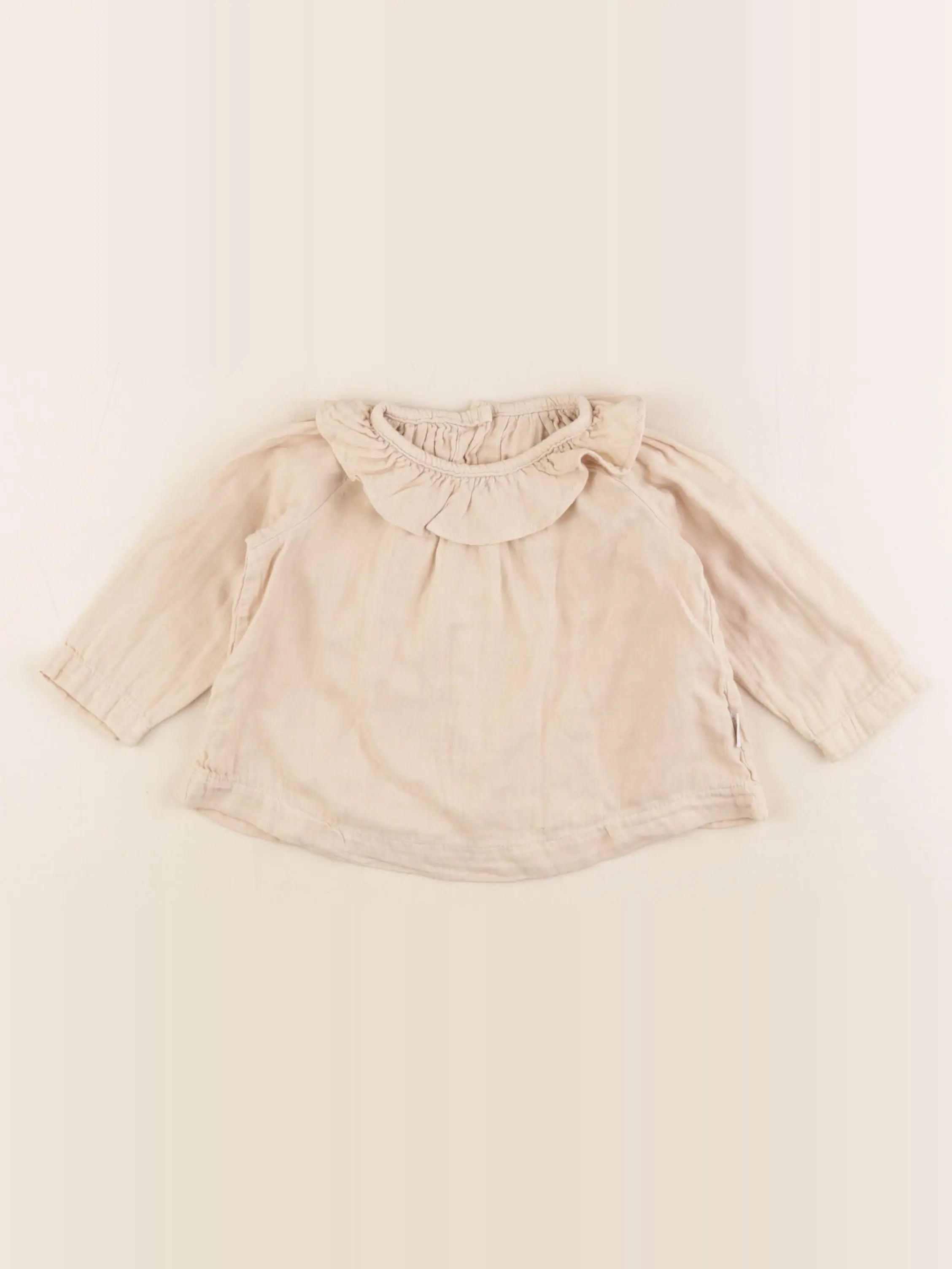 Poudre Organic - blouse beige - 6 mois