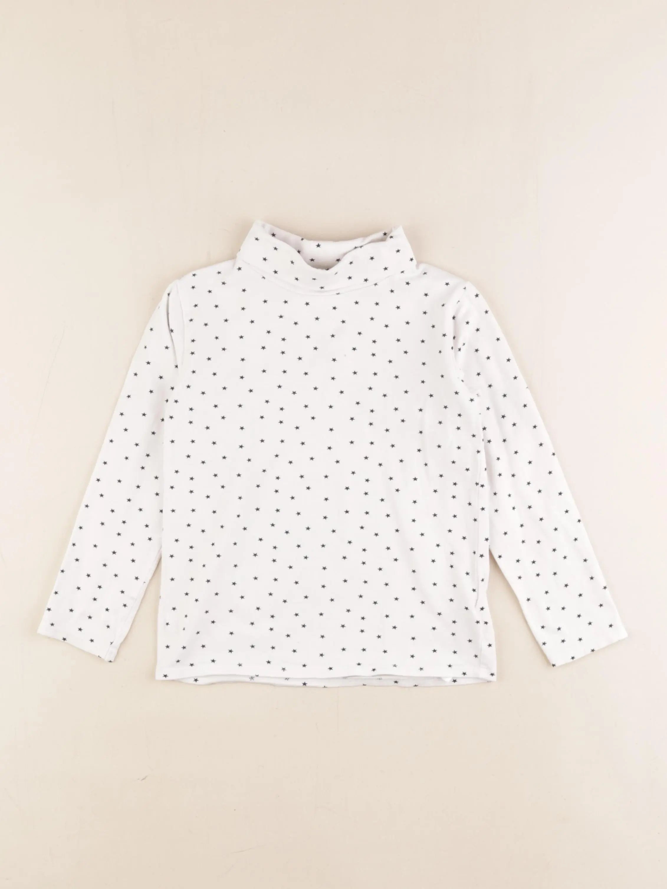 Vertbaudet - sous-pull blanc - 4 ans