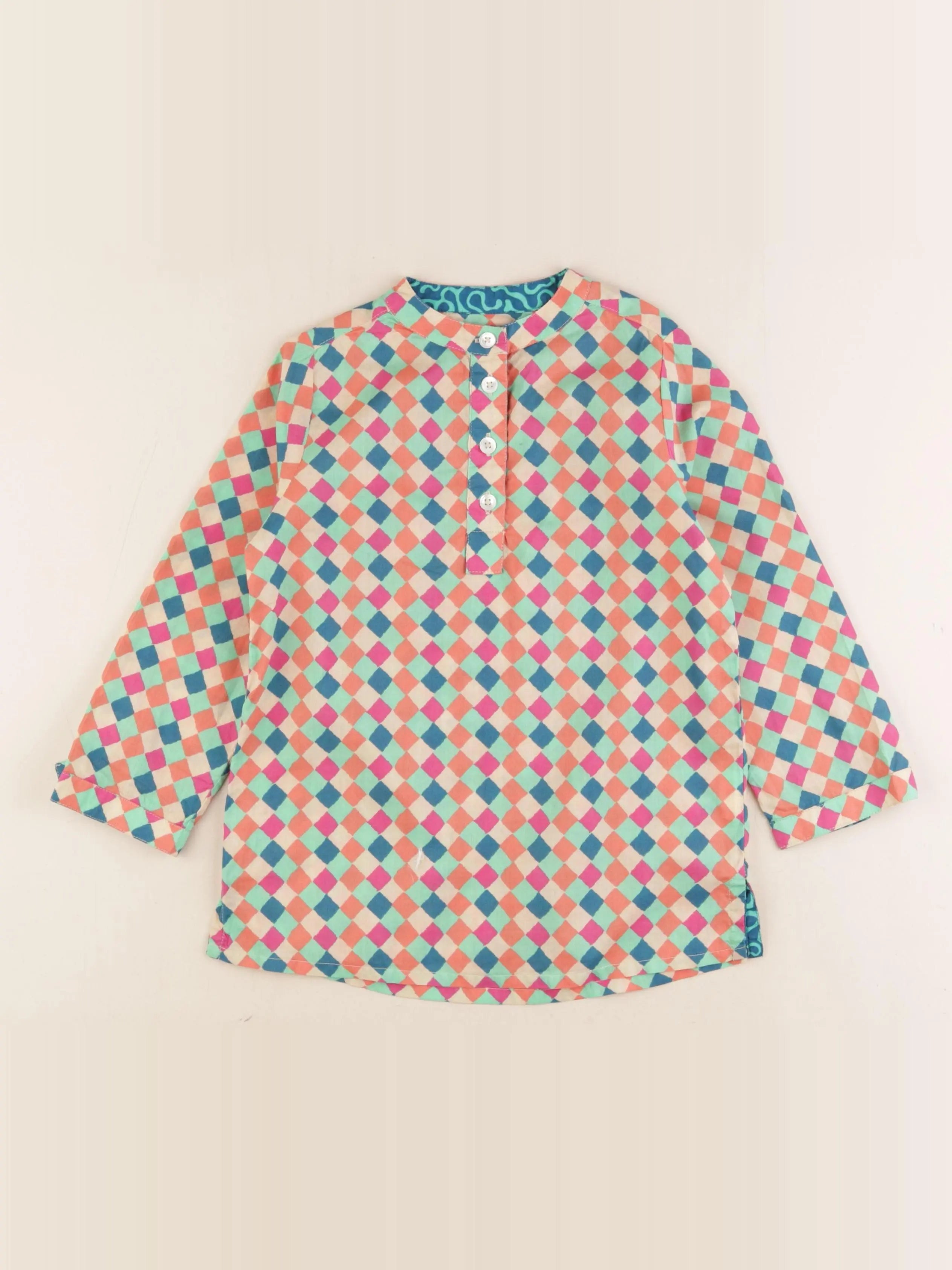 Monoprix  X LISA CORTI - robe multicolore - 3/4 ans