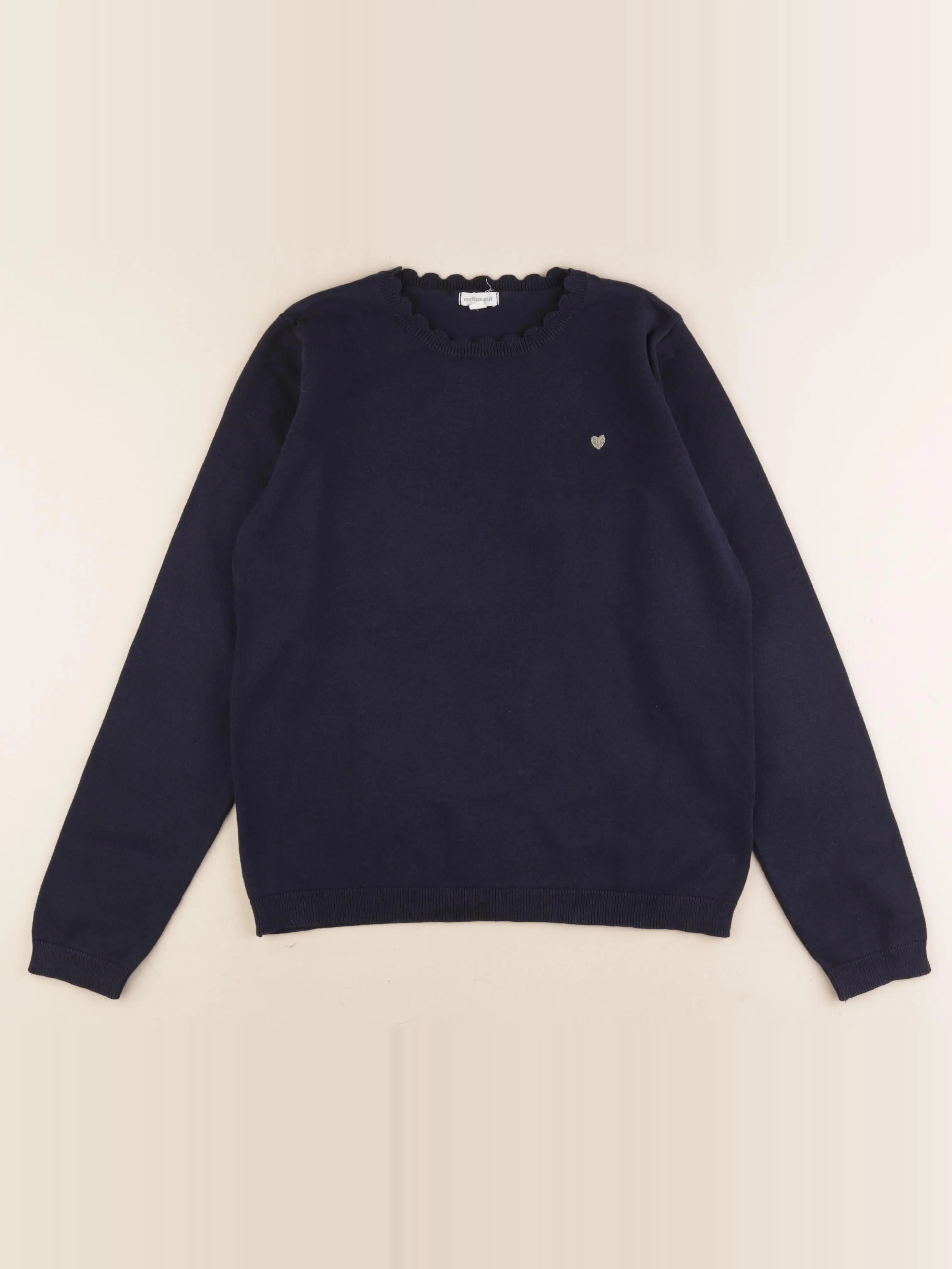 Vertbaudet - pull bleu - 14 ans