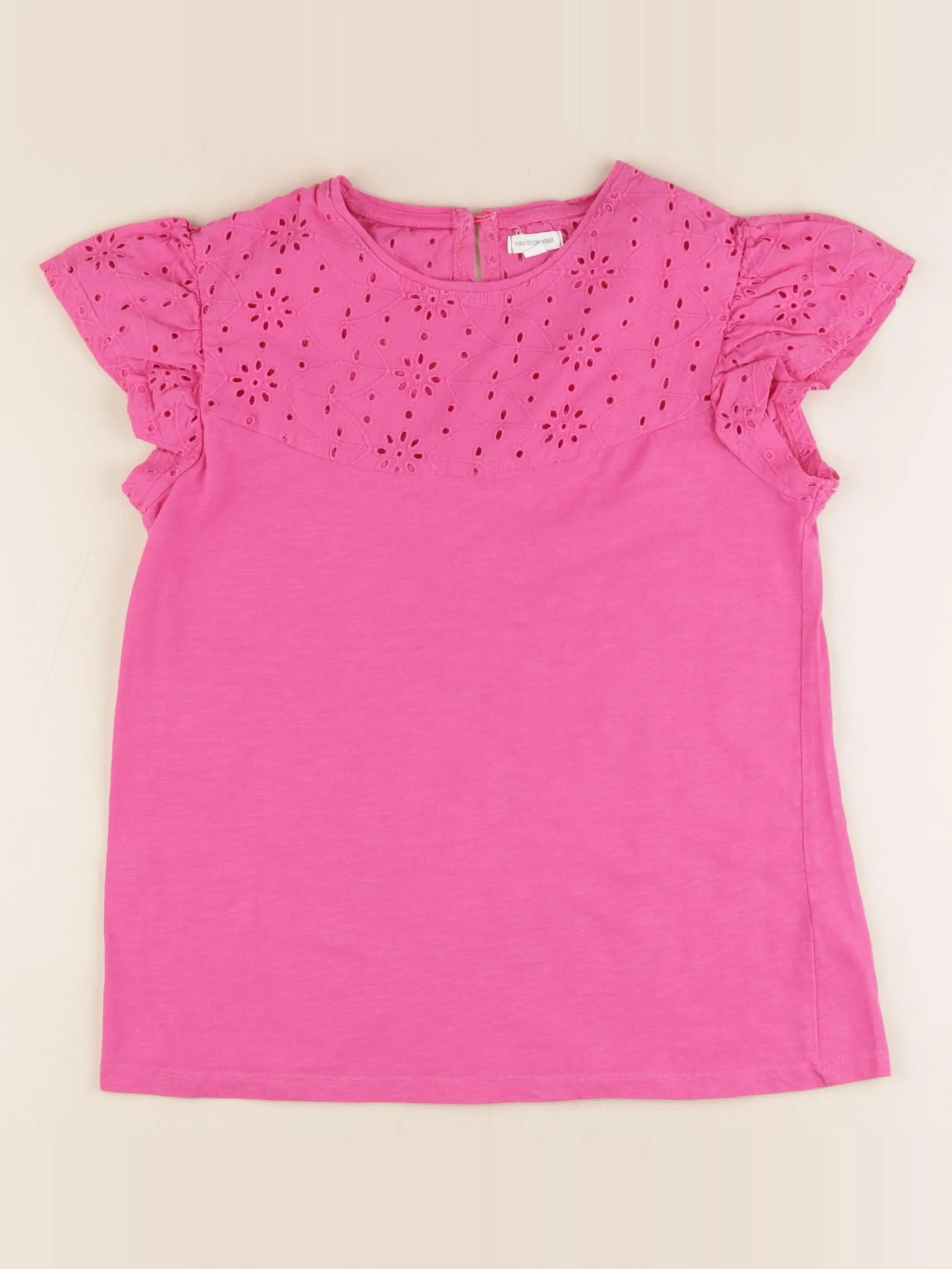 Vertbaudet - tee-shirt rose - 14 ans