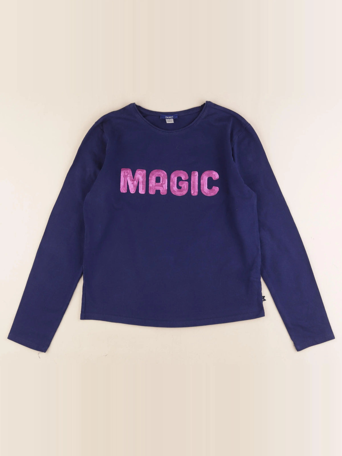 Vertbaudet - tee-shirt bleu - 14 ans