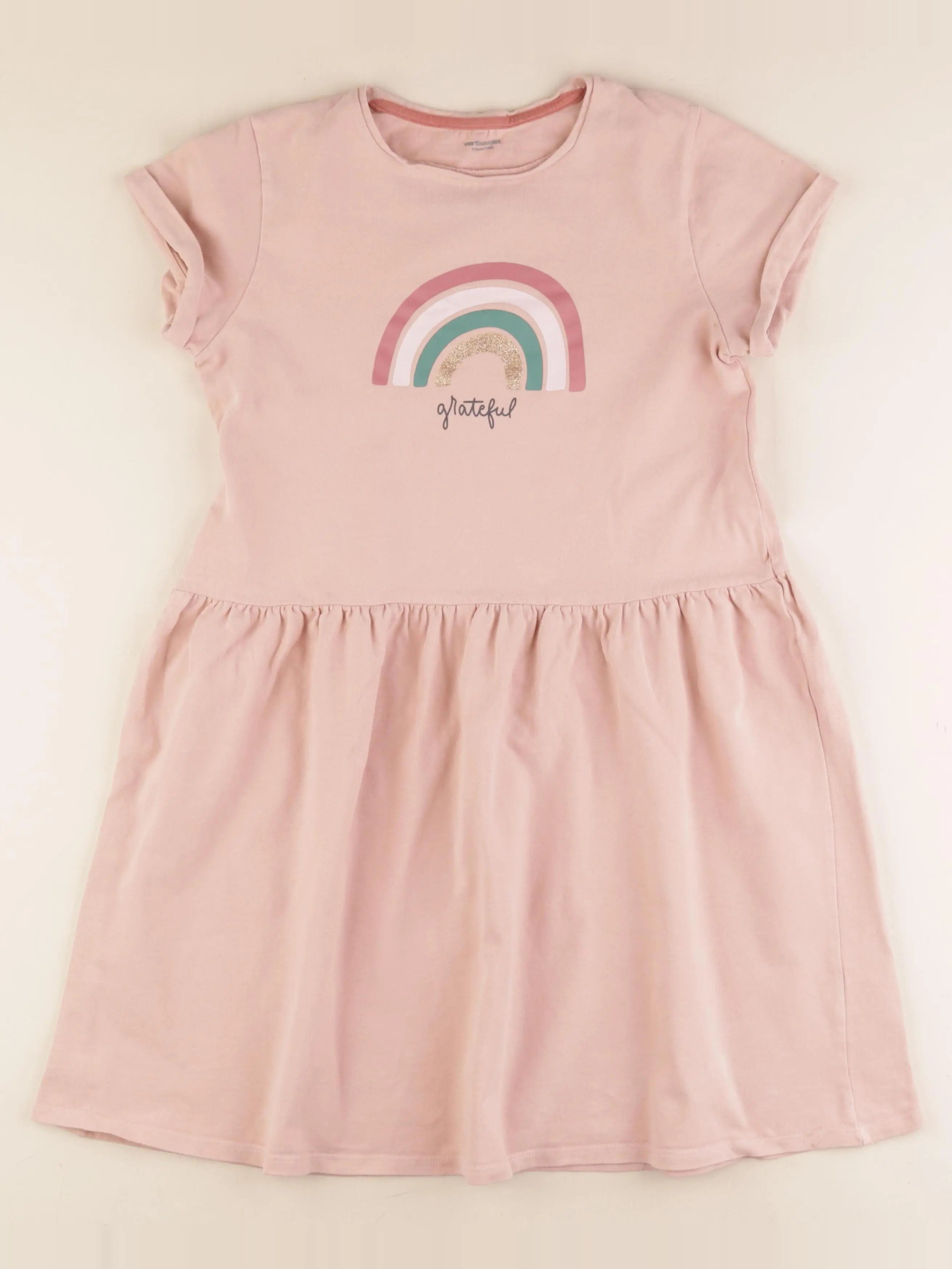 Vertbaudet - robe rose - 14 ans