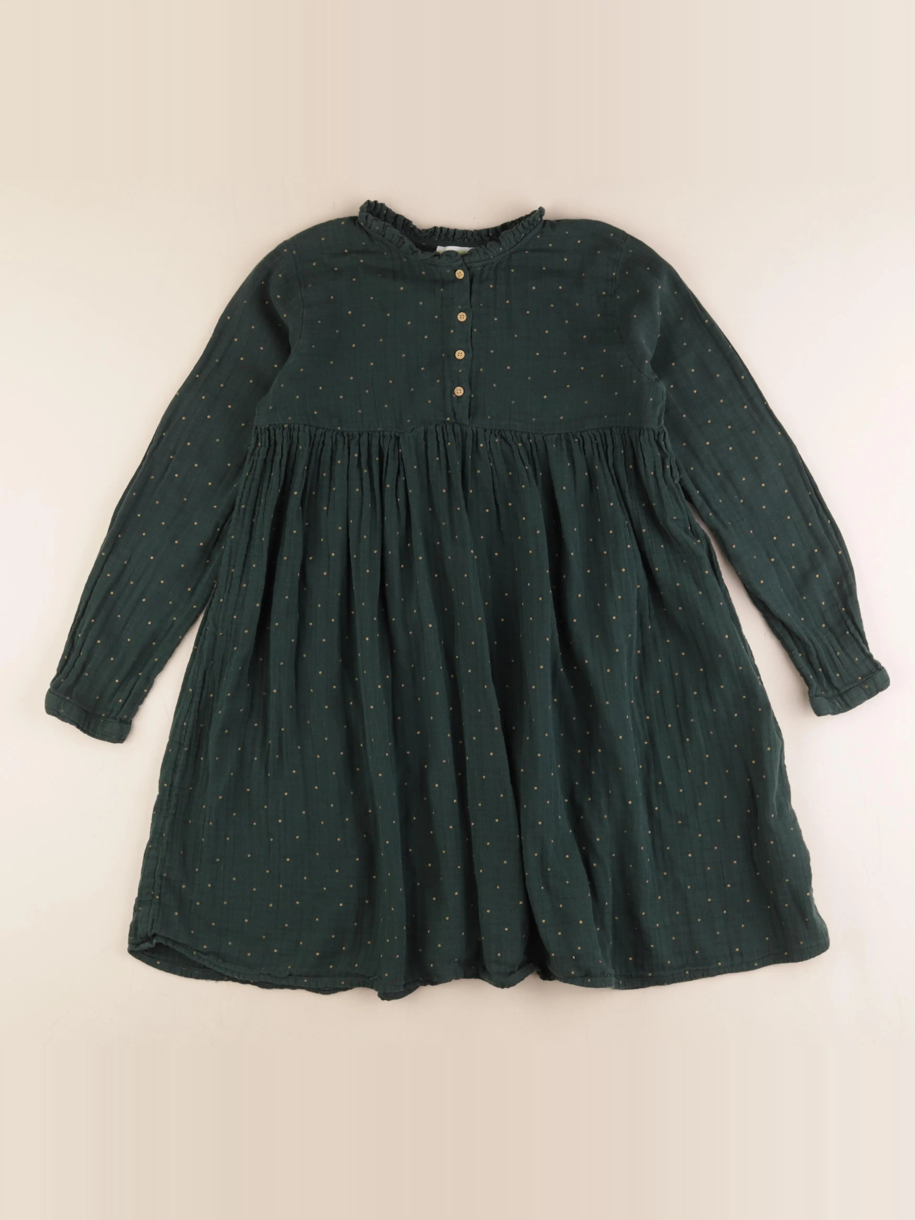 Vertbaudet - robe vert - 12 ans