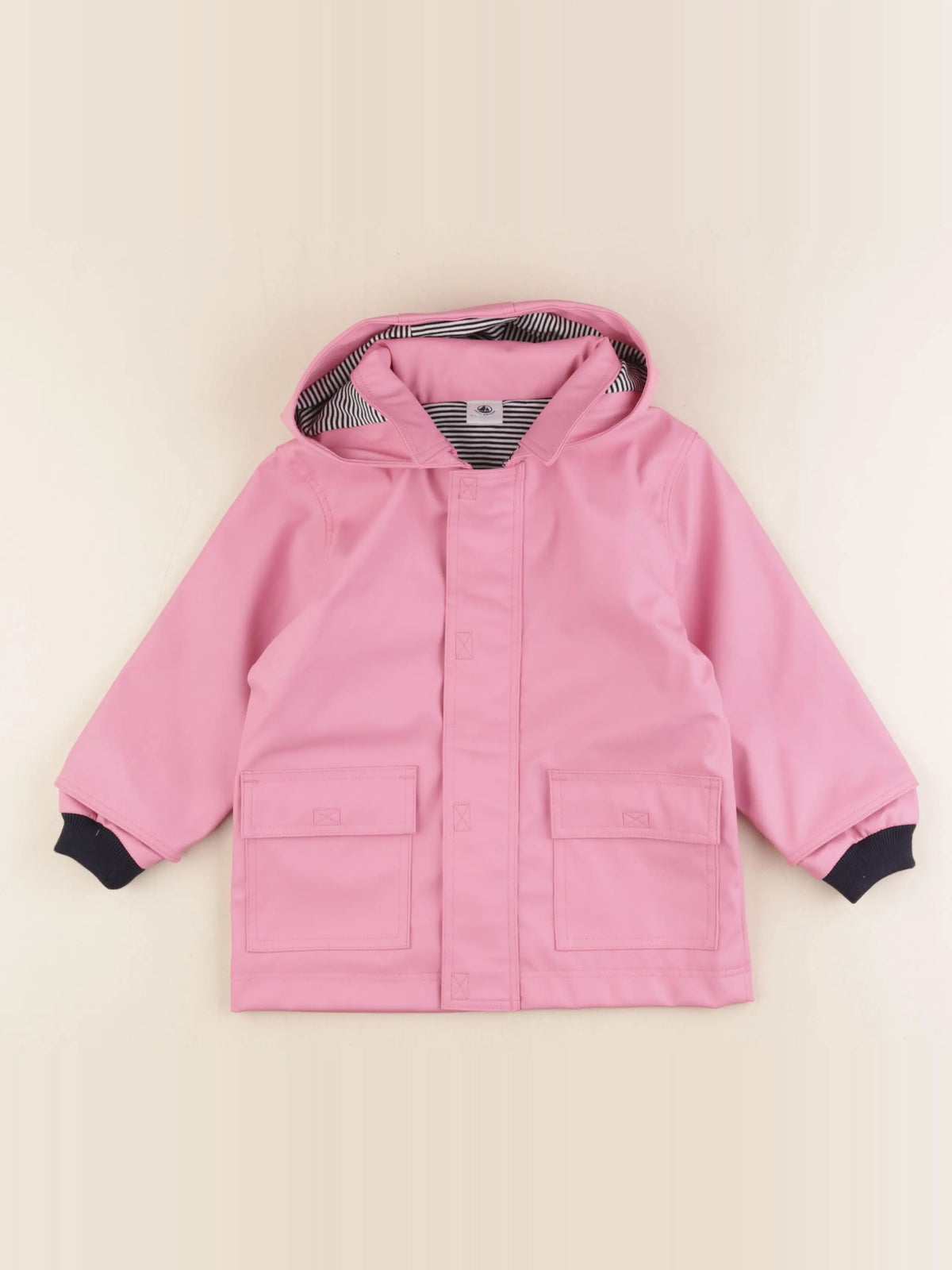 Petit Bateau - imperméable rose - 24 mois