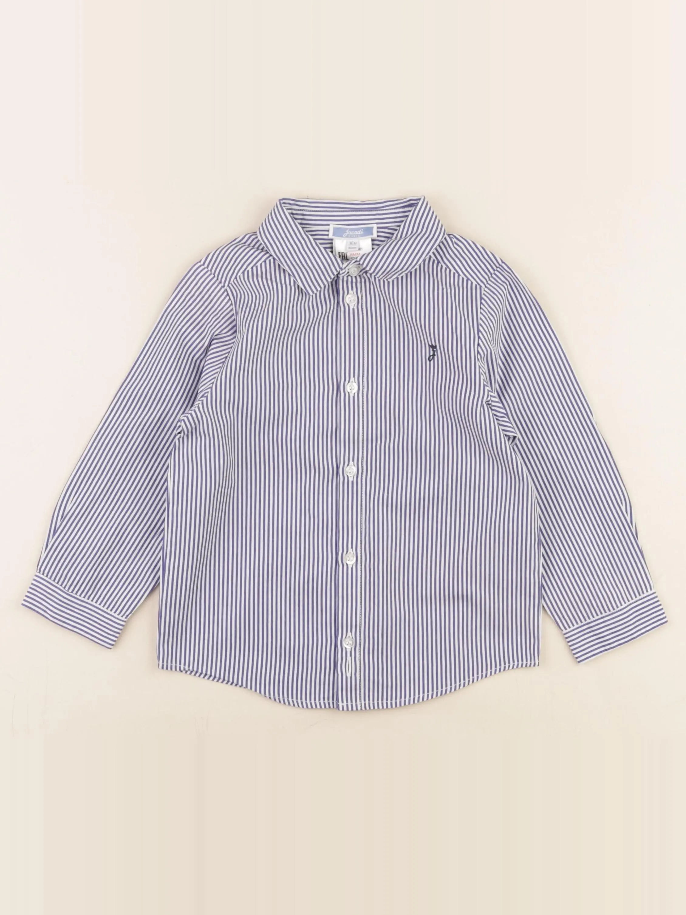 Jacadi - chemise bleu - 36 mois