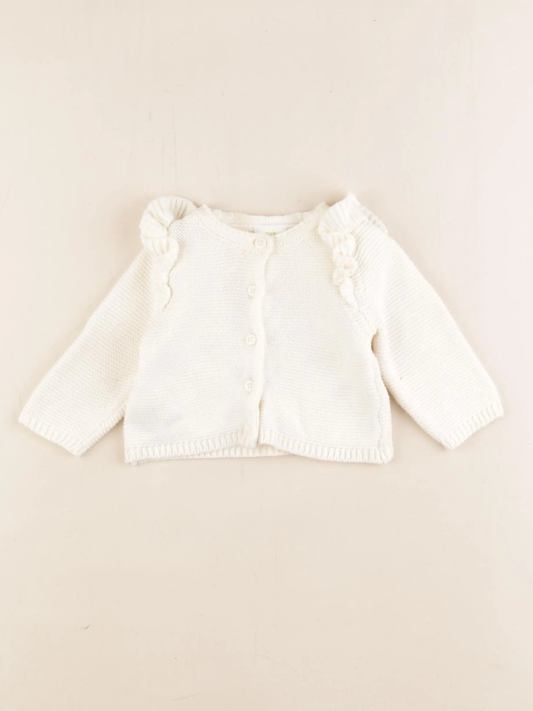 Tape à l'oeil - gilet beige - 3 mois