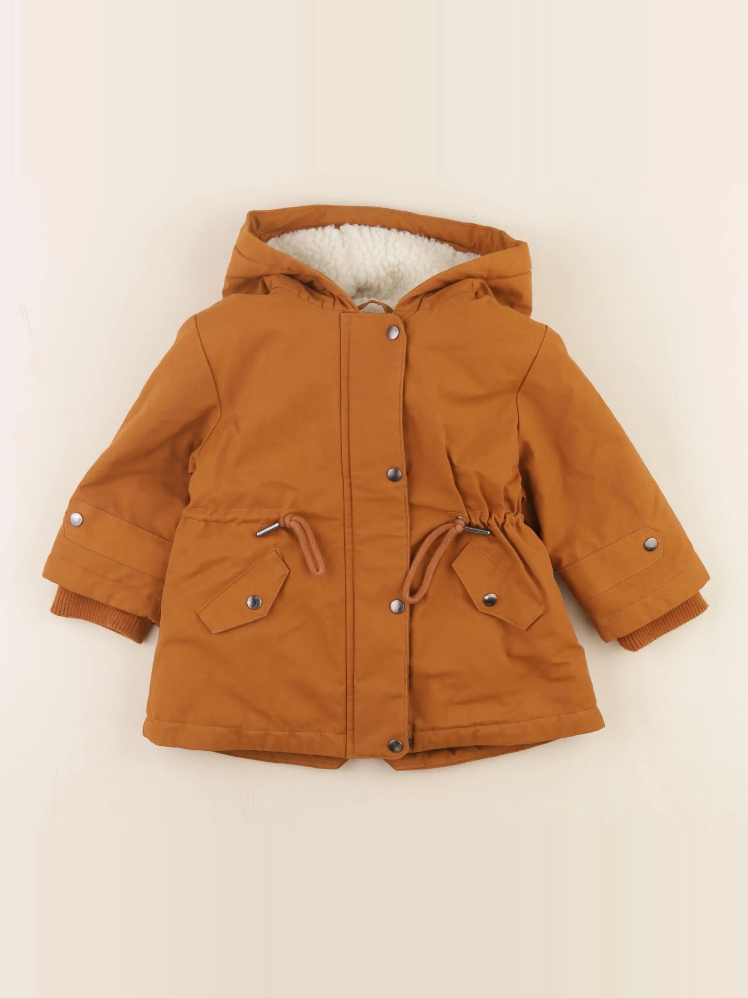 Cyrillus - manteau marron - 18 mois