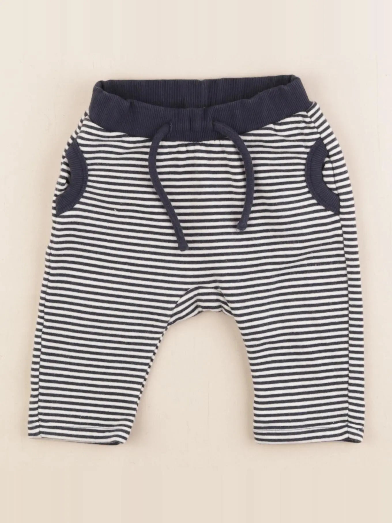 Tape à l'oeil - jogging blanc, bleu - 3 mois