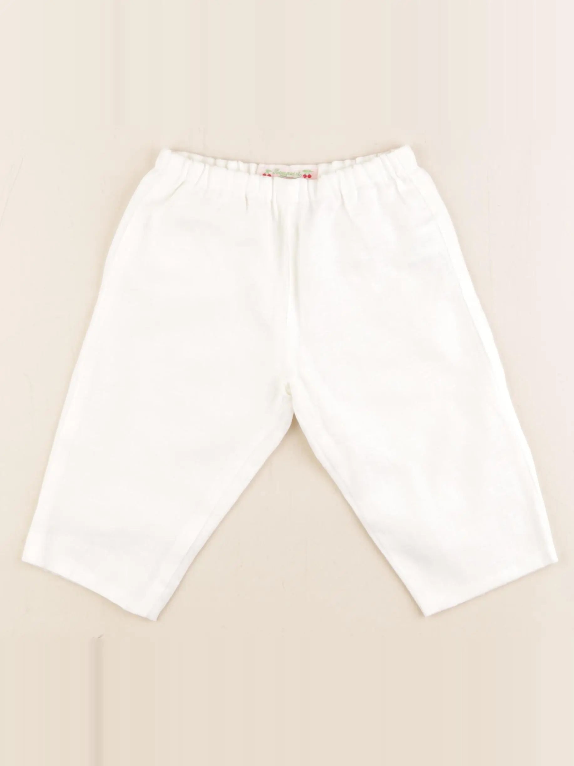 Bonpoint - pantalon blanc - 12 mois