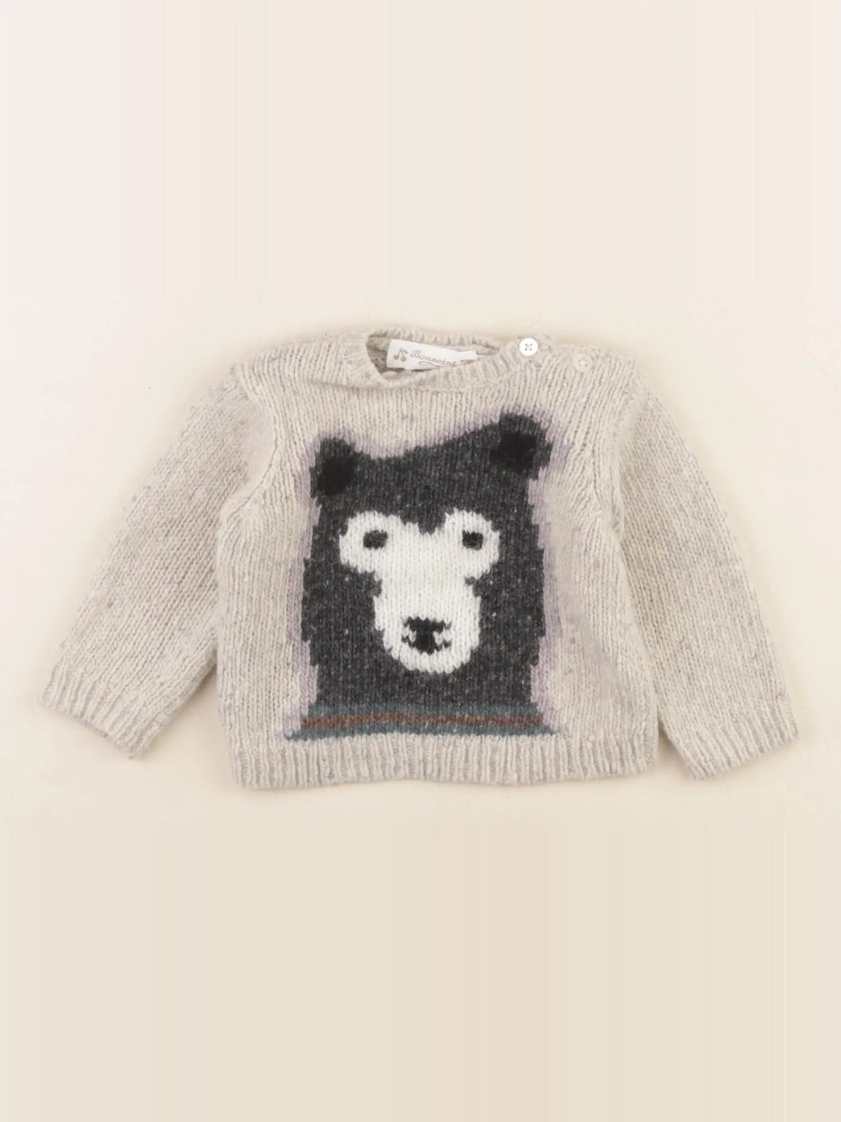 Bonpoint - pull multicolore - 6 mois