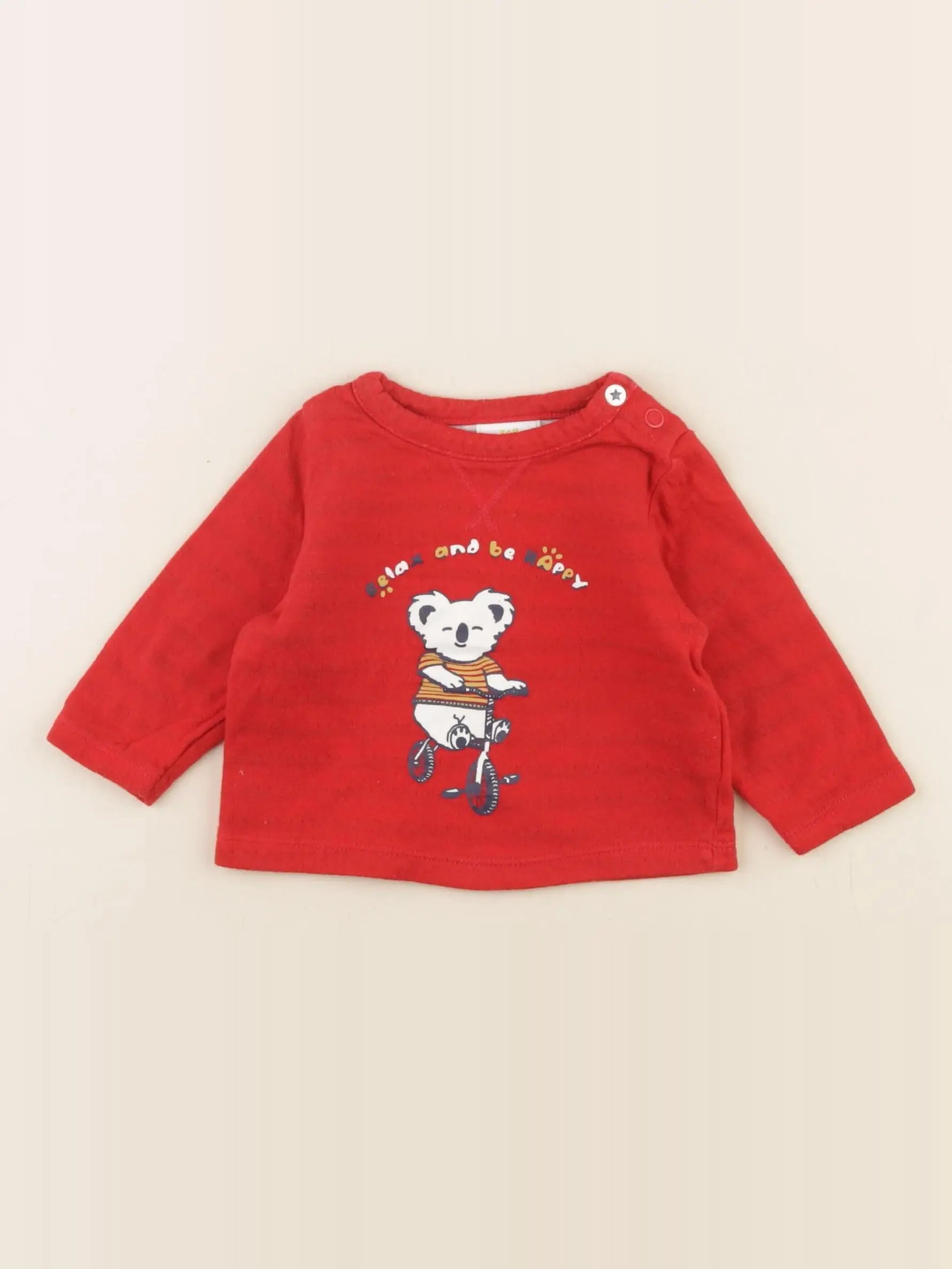 Tape à l'oeil - tee-shirt rouge - 3 mois