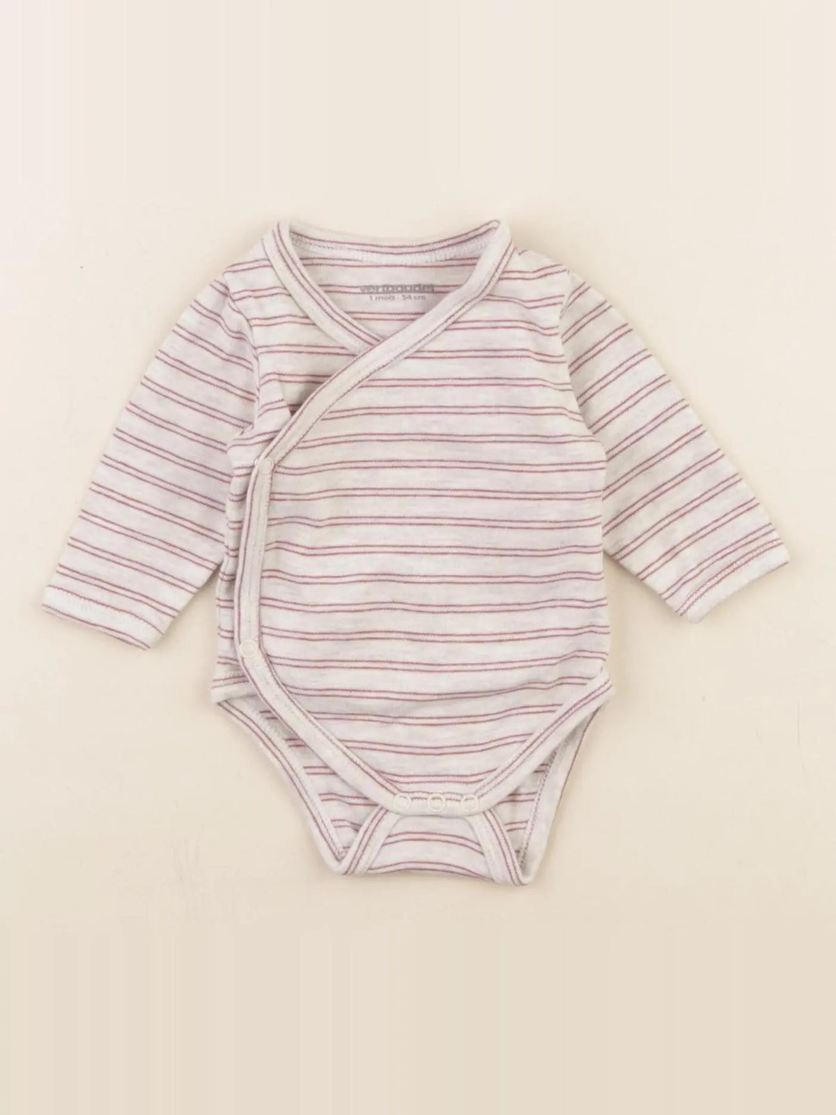 Vertbaudet - body multicolore - 1 mois