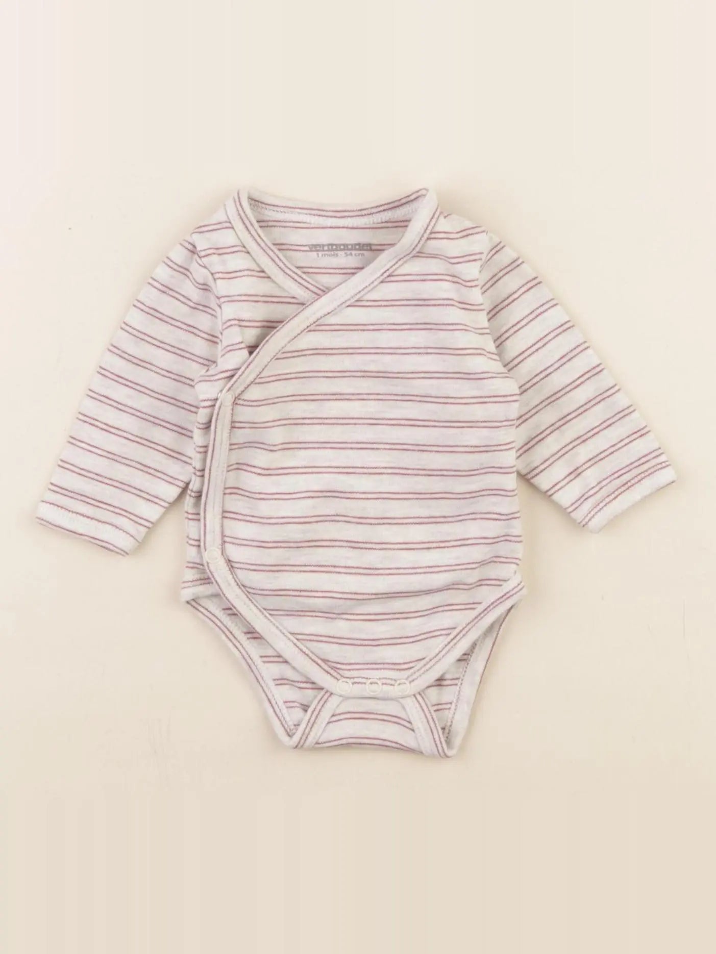 Vertbaudet - body multicolore - 1 mois