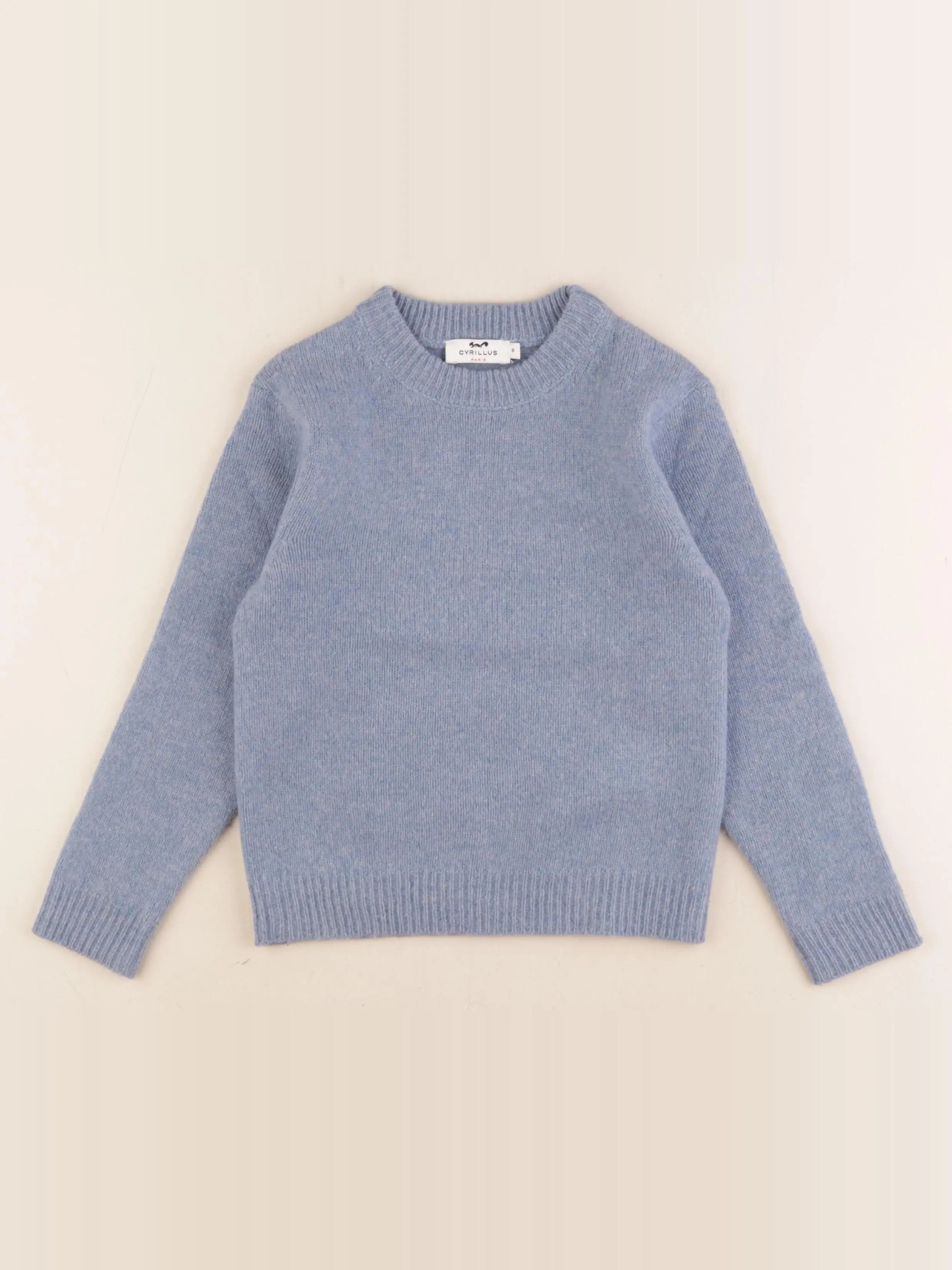 Cyrillus - pull bleu - 6 ans
