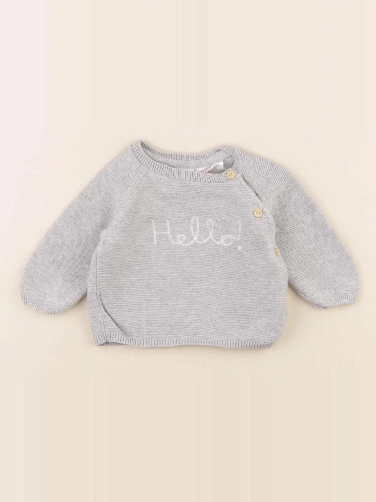 H&M - pull gris - Prématuré à 0 mois