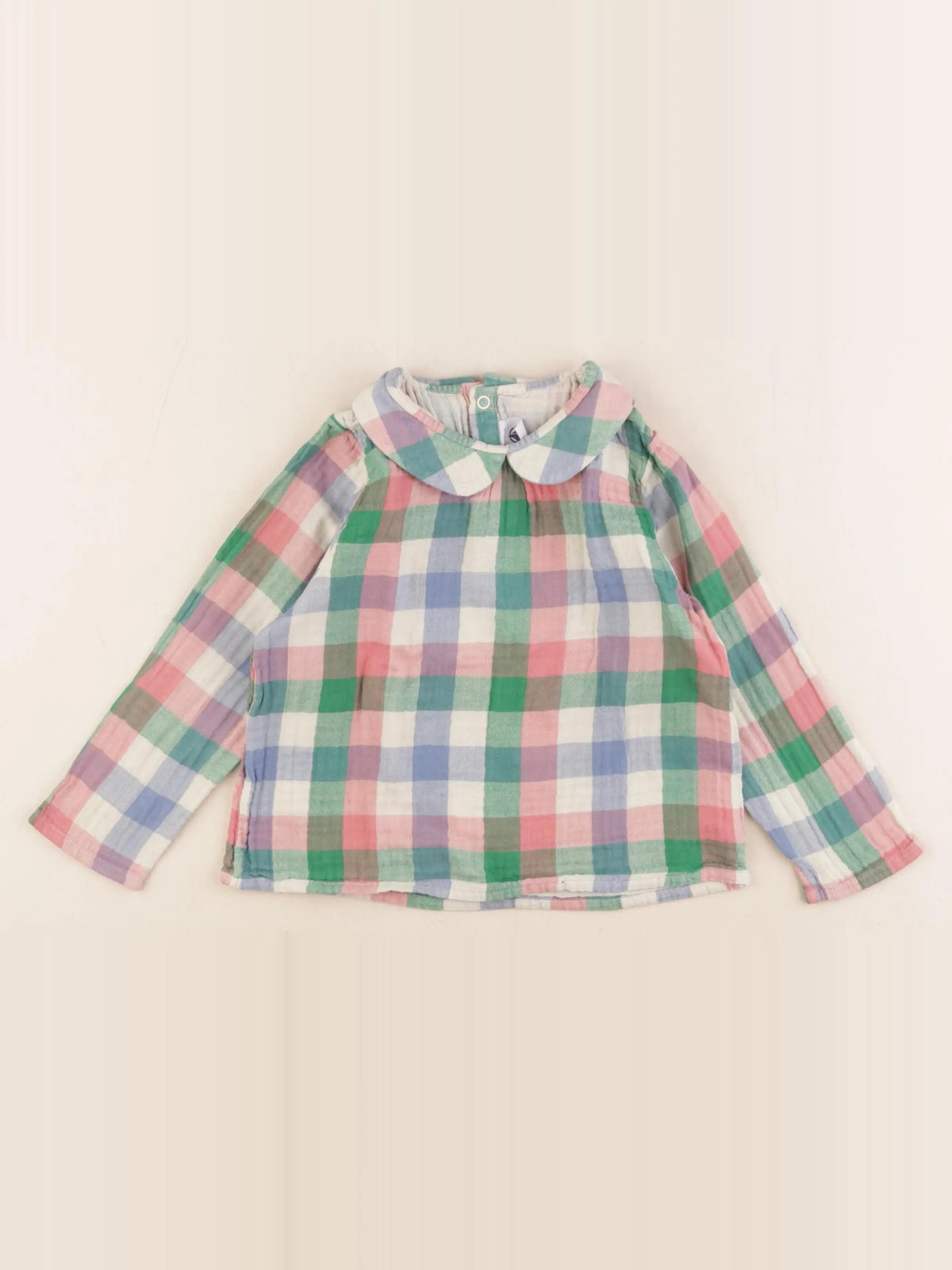 Petit Bateau - blouse multicolore - 36 mois