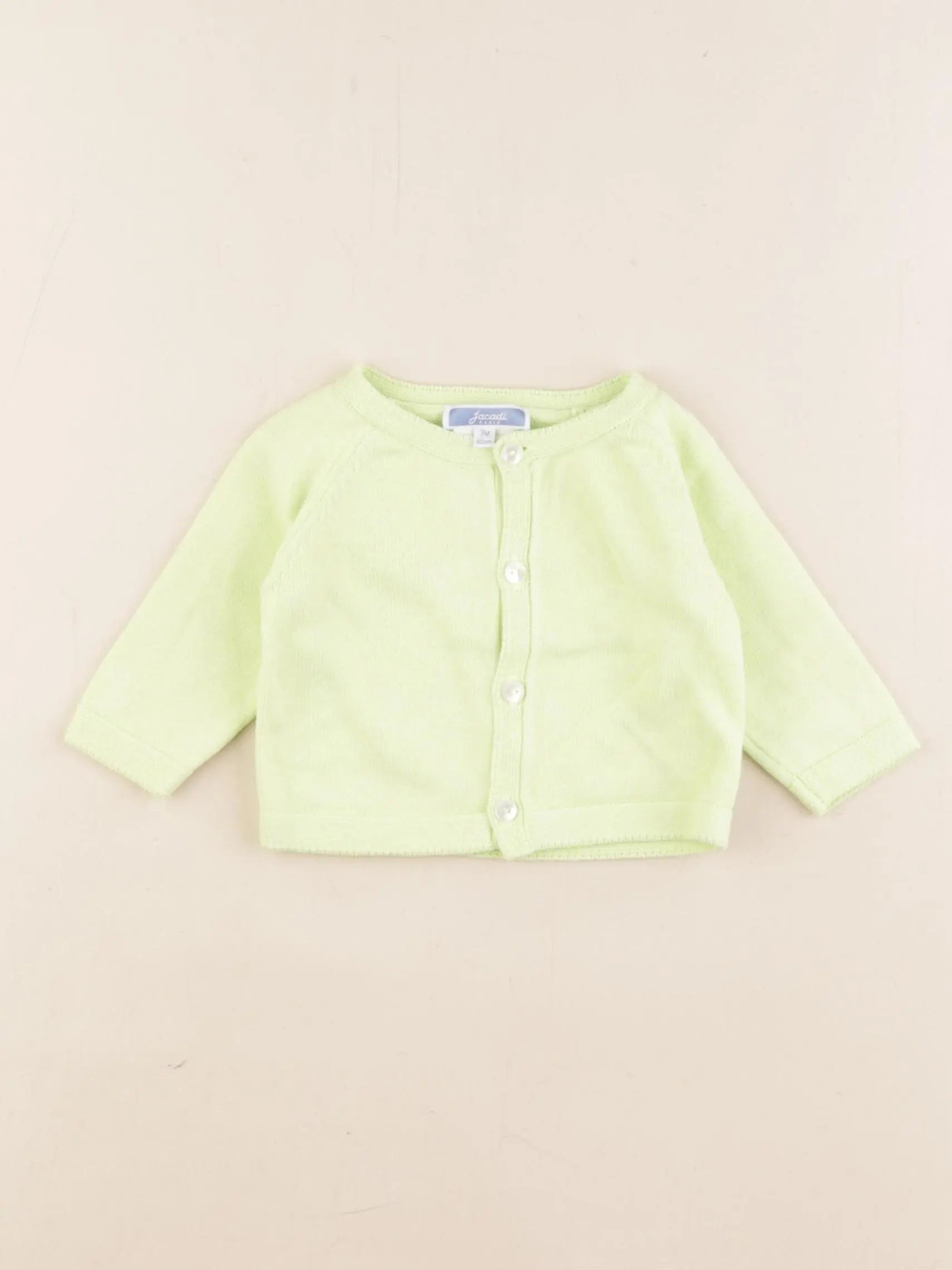 Jacadi - gilet jaune - 3 mois