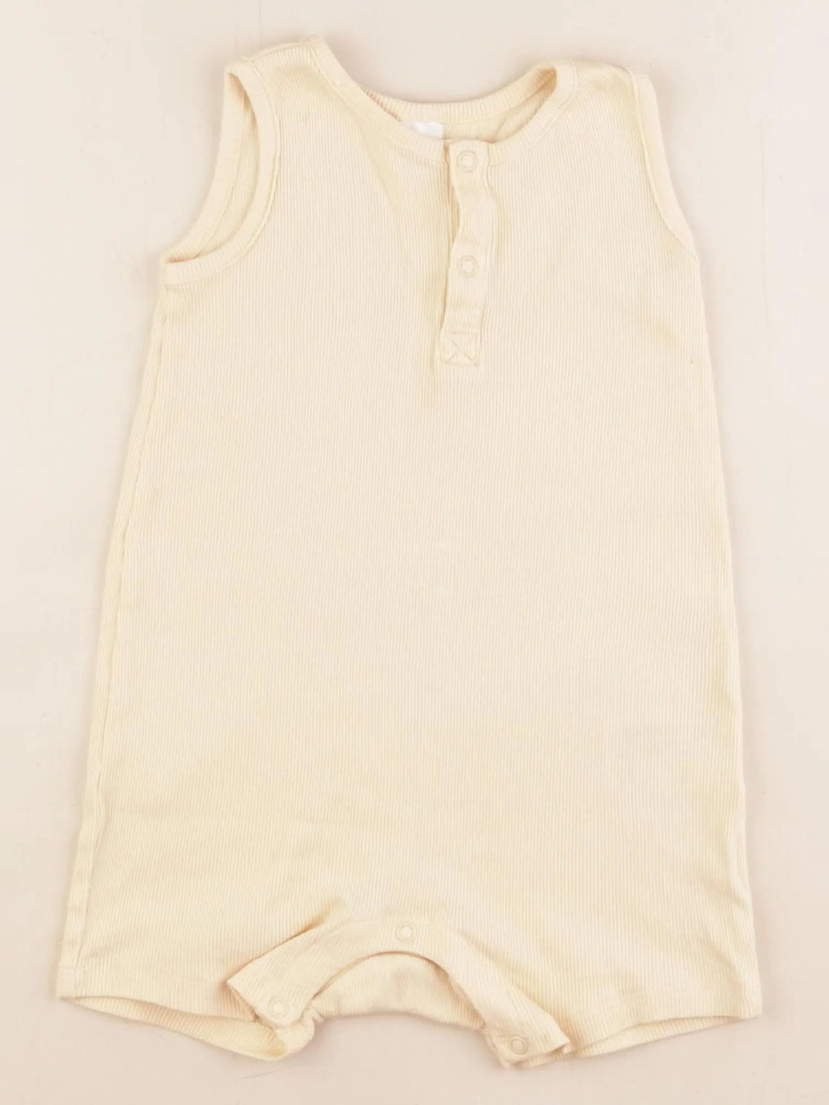 H&M - pyjama coton jaune - 12/18 mois