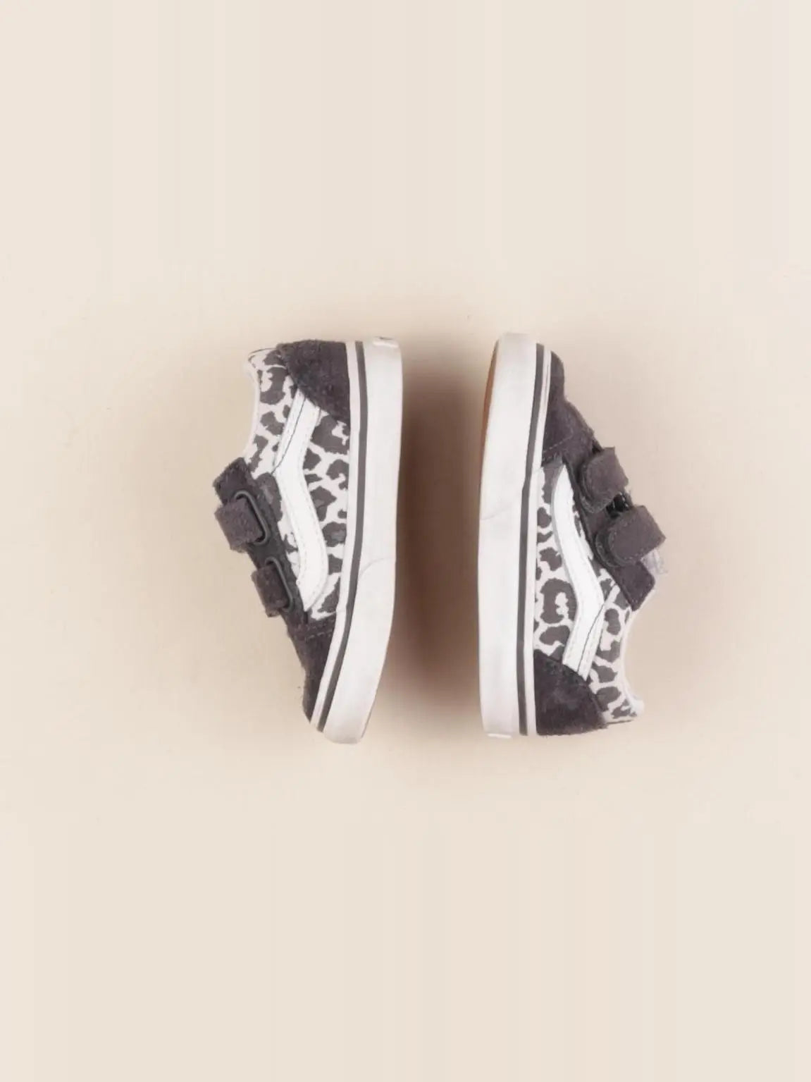 Vans - tennis à scratch/ lacets noir - pointure 21